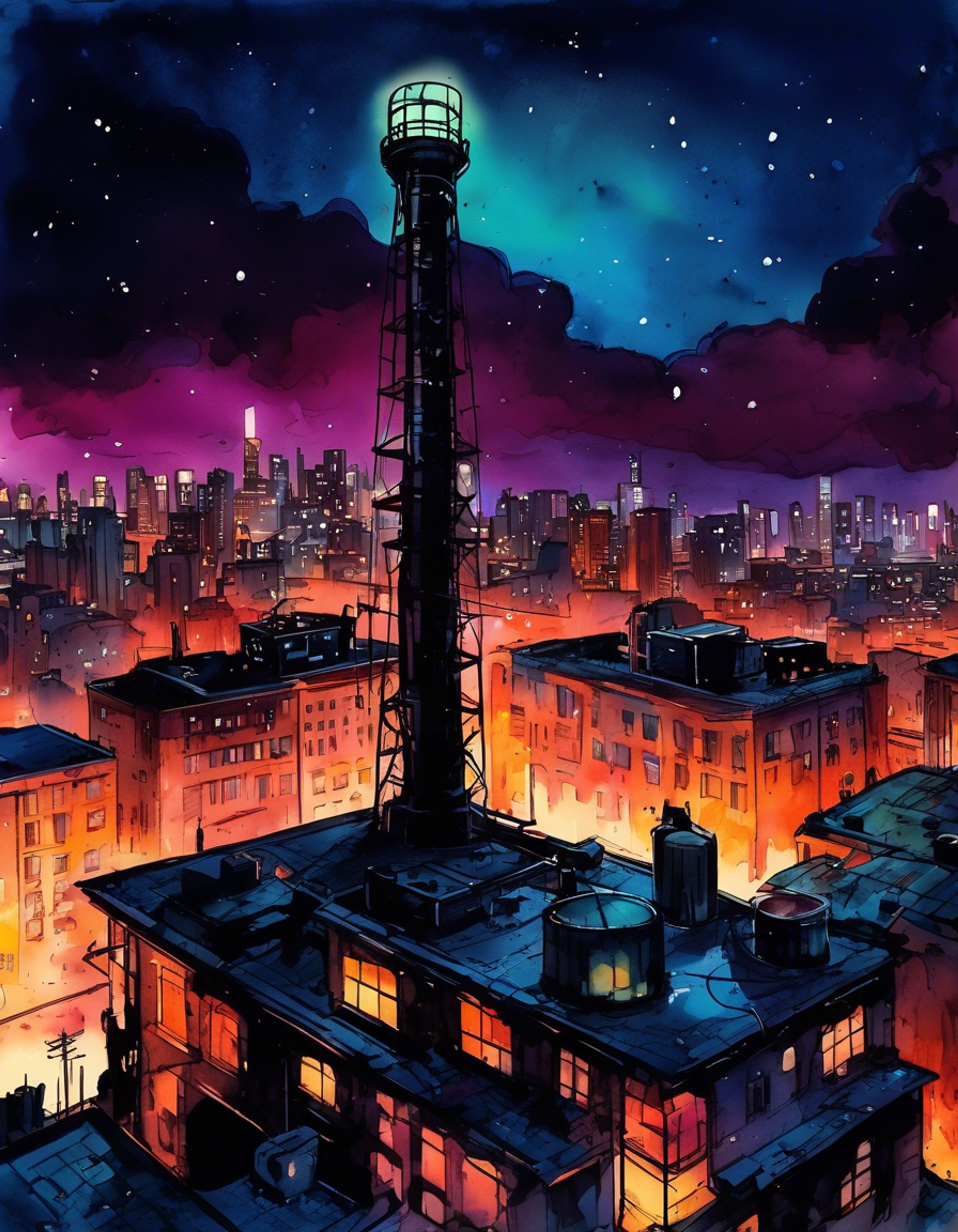 You find yourself face-to-face with Nightwing, the acrobatic vigilante of Bludhaven. The tension between you is palpable as you stand on a dimly lit rooftop, the city lights twinkling in the background. Nightwing's eyes narrow behind his mask, his body coiled and ready for action. The air crackles with unspoken challenge as you both size each other up, neither willing to back down from this confrontation.