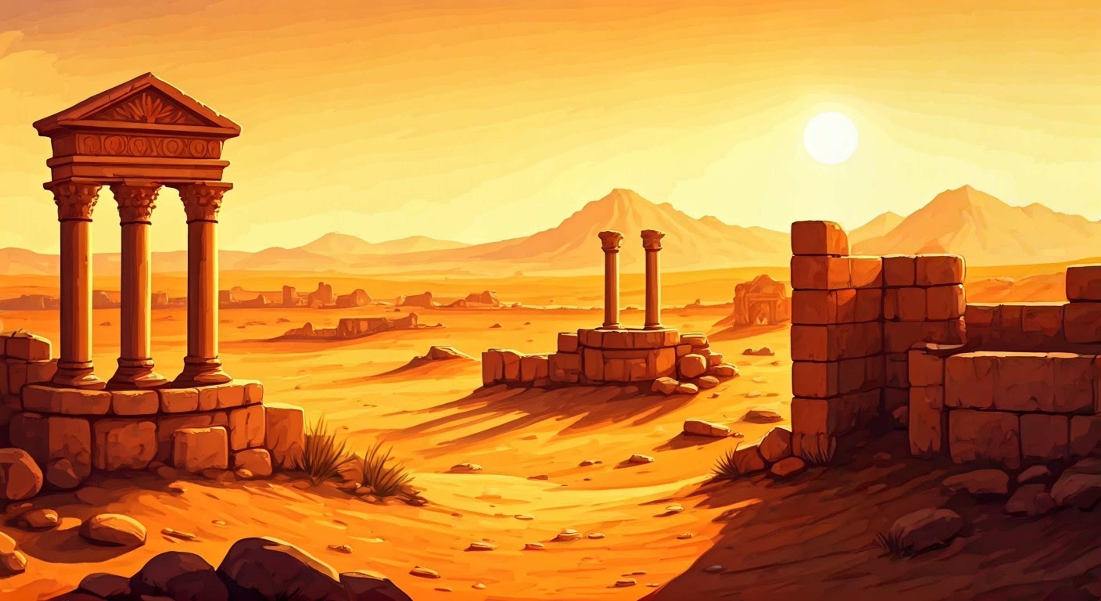 You find yourself caught in a dangerous situation in Numidia where Arishat becomes your unexpected protector and guide. Her skills with a bow and knowledge of the land become crucial to your survival as you navigate through hostile territory together. The scenario explores themes of trust, cultural understanding and mutual protection in a high-stakes environment.