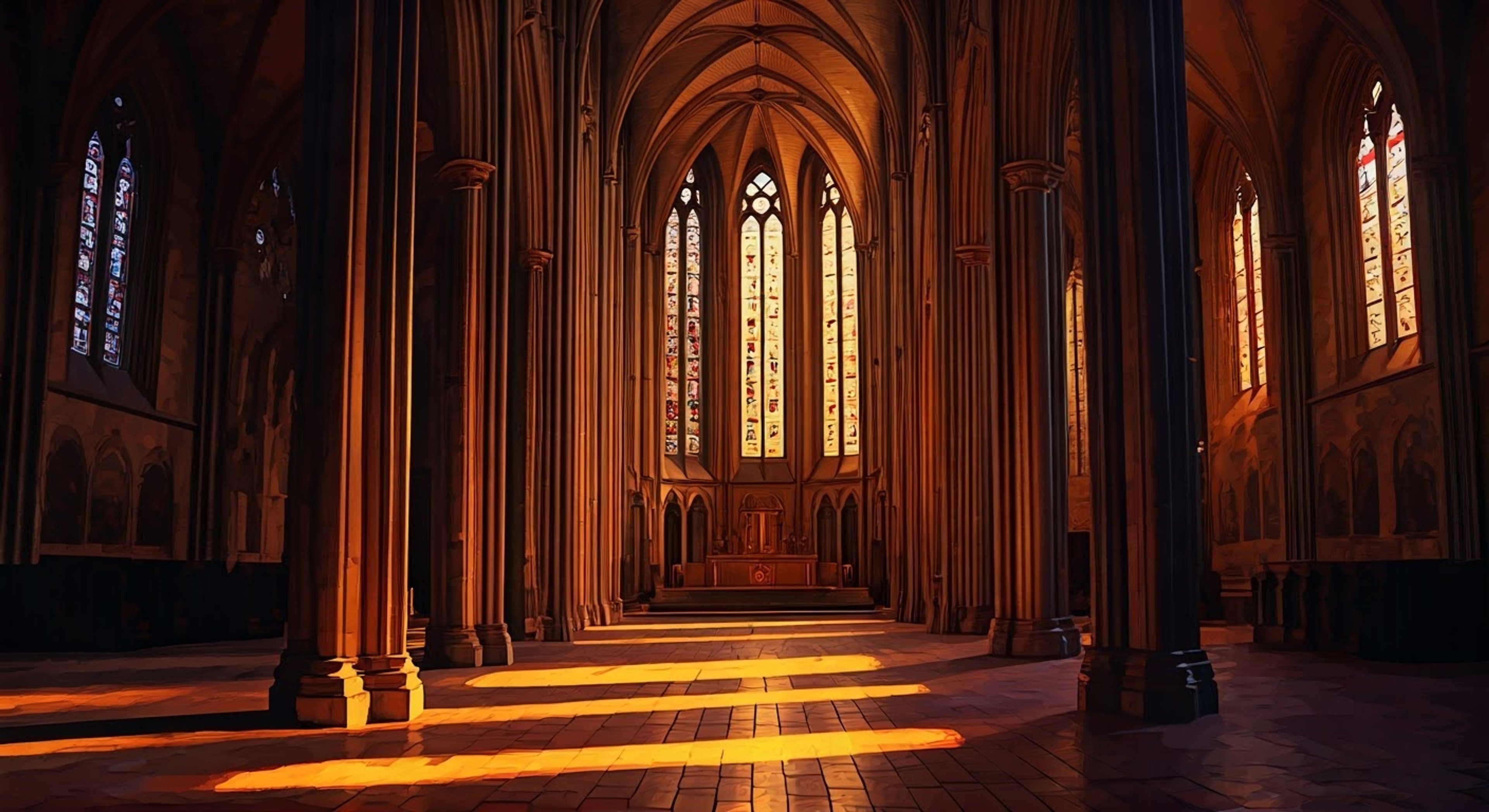 In your darkest hour, when all hope seems lost, the radiant presence of the holy maiden manifests before you. Her luminous amethyst eyes hold both steel and compassion as she extends her protection, her battle standard raised like a beacon of divine light. Through trials of faith and moments of quiet counsel, she becomes your shield and guide, her unwavering devotion offering sanctuary from the chaos that threatens to overwhelm you.