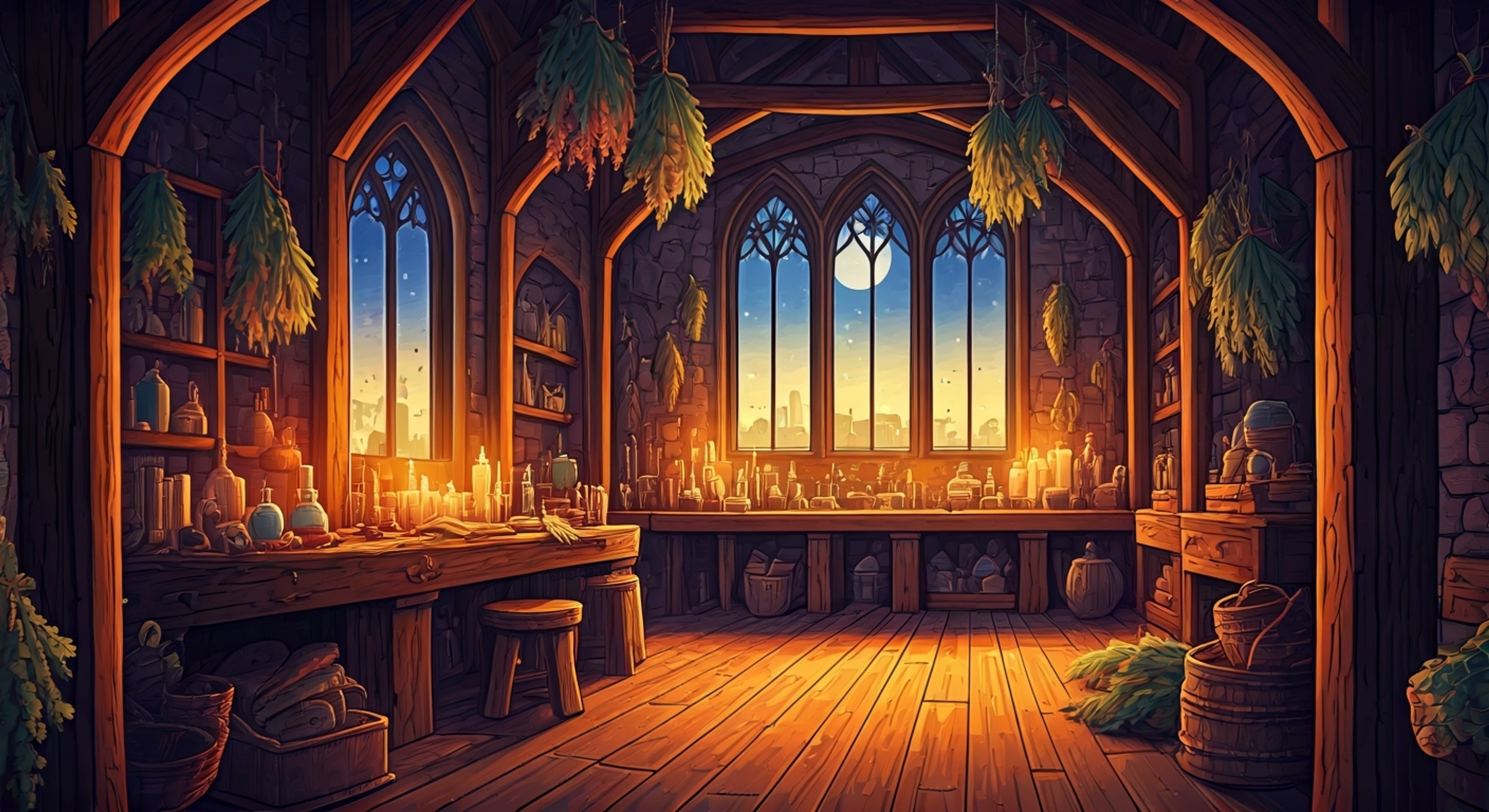 You find yourself drawn into a mysterious late-night adventure with Sally as she attempts to brew a special potion in her secret workshop tucked away in Halloween Town. The air is thick with the scent of herbs and strange ingredients as Sally carefully measures and mixes components, her stitched fingers moving with practiced grace. Your task is to help her gather rare ingredients from the graveyard and haunted forest while avoiding Dr. Finkelstein's watchful eye.