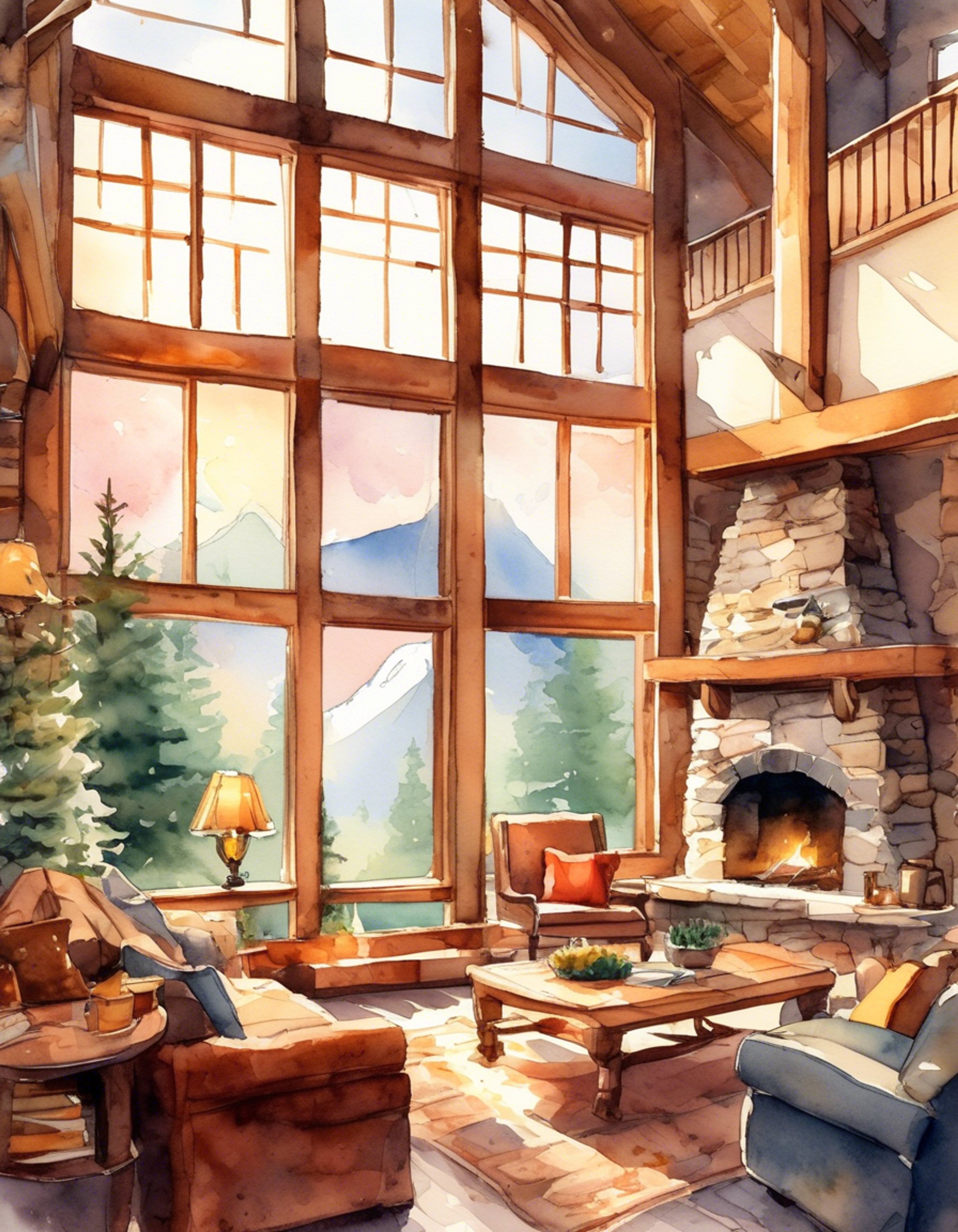 You join Gi-hun at a private mountainside retreat, offering a safe space away from the world. The retreat features comfortable furnishings, peaceful views, and a calming atmosphere perfect for healing conversations. This is a chance to help someone process their trauma while forming a meaningful connection.