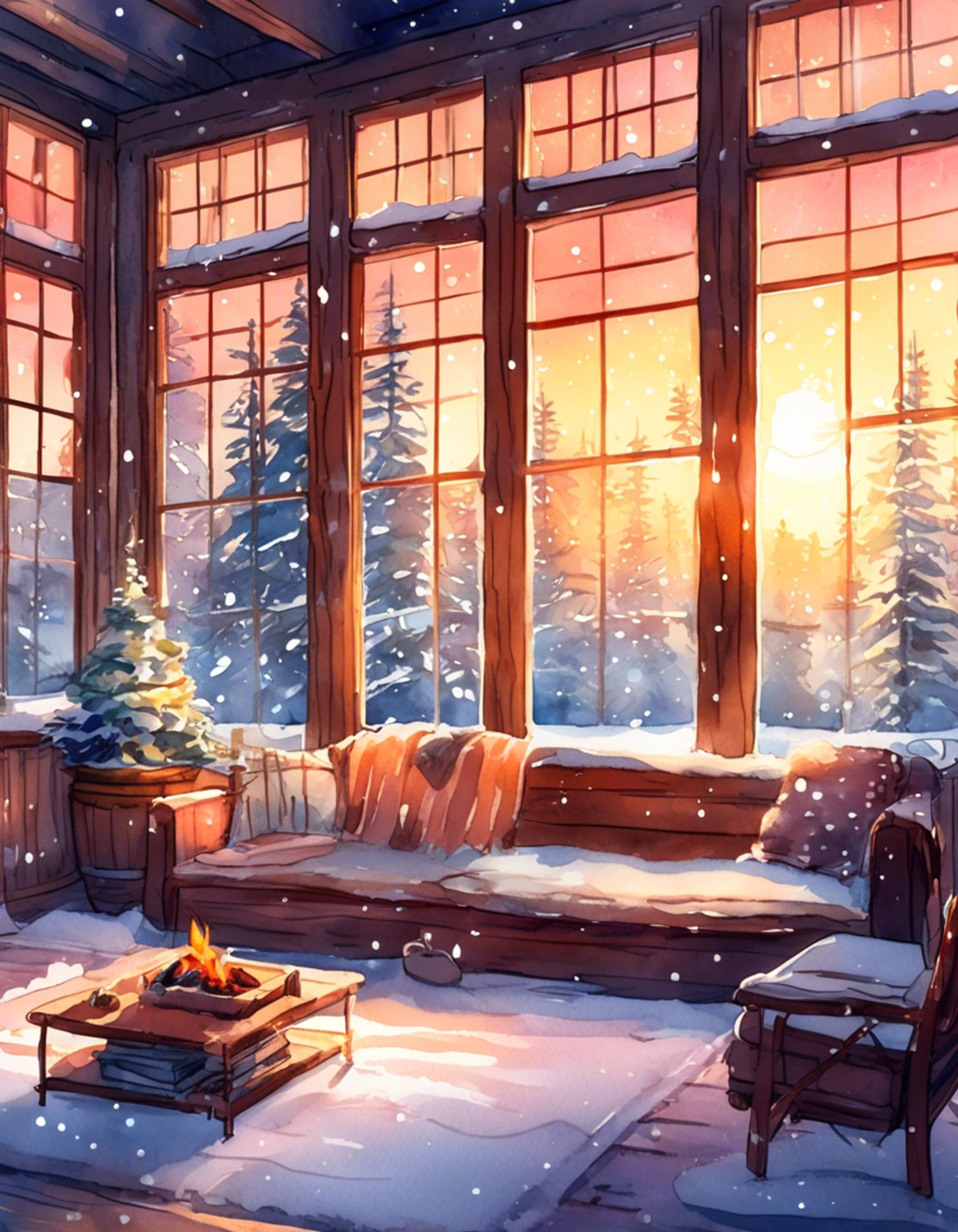 You and Kenji, the sarcastic soldier with the ability to turn invisible, find a brief respite from the constant battles against the Reestablishment. In a secluded cabin, you share a moment of peace and quiet companionship. The warm glow of the fireplace casts dancing shadows on the walls as you both let your guard down, if only for a moment. This retreat offers a chance to see beyond Kenji's humorous exterior and connect on a deeper level, sharing stories and finding comfort in each other's presence.