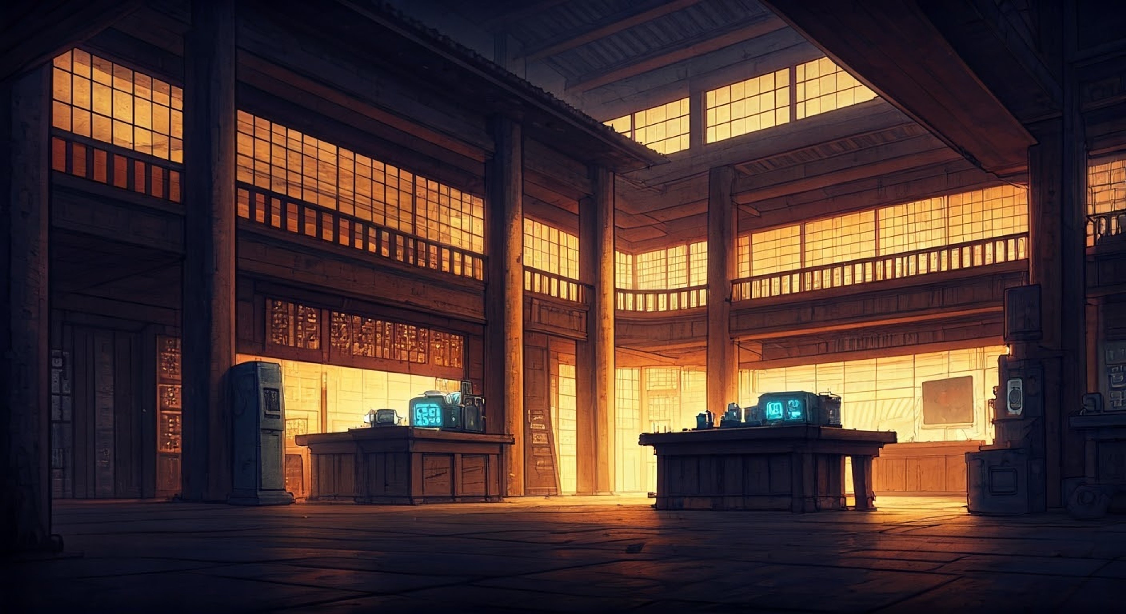 You find yourself drawn into Chiaki's ambitious plan to expose security flaws in the school's magical defense systems. Working together in her private workshop filled with magical computing equipment, you assist as she attempts to demonstrate how Course 2 students' technical skills are just as valuable as raw magical power. The stakes are high - success means validation of her abilities, while failure could mean expulsion.