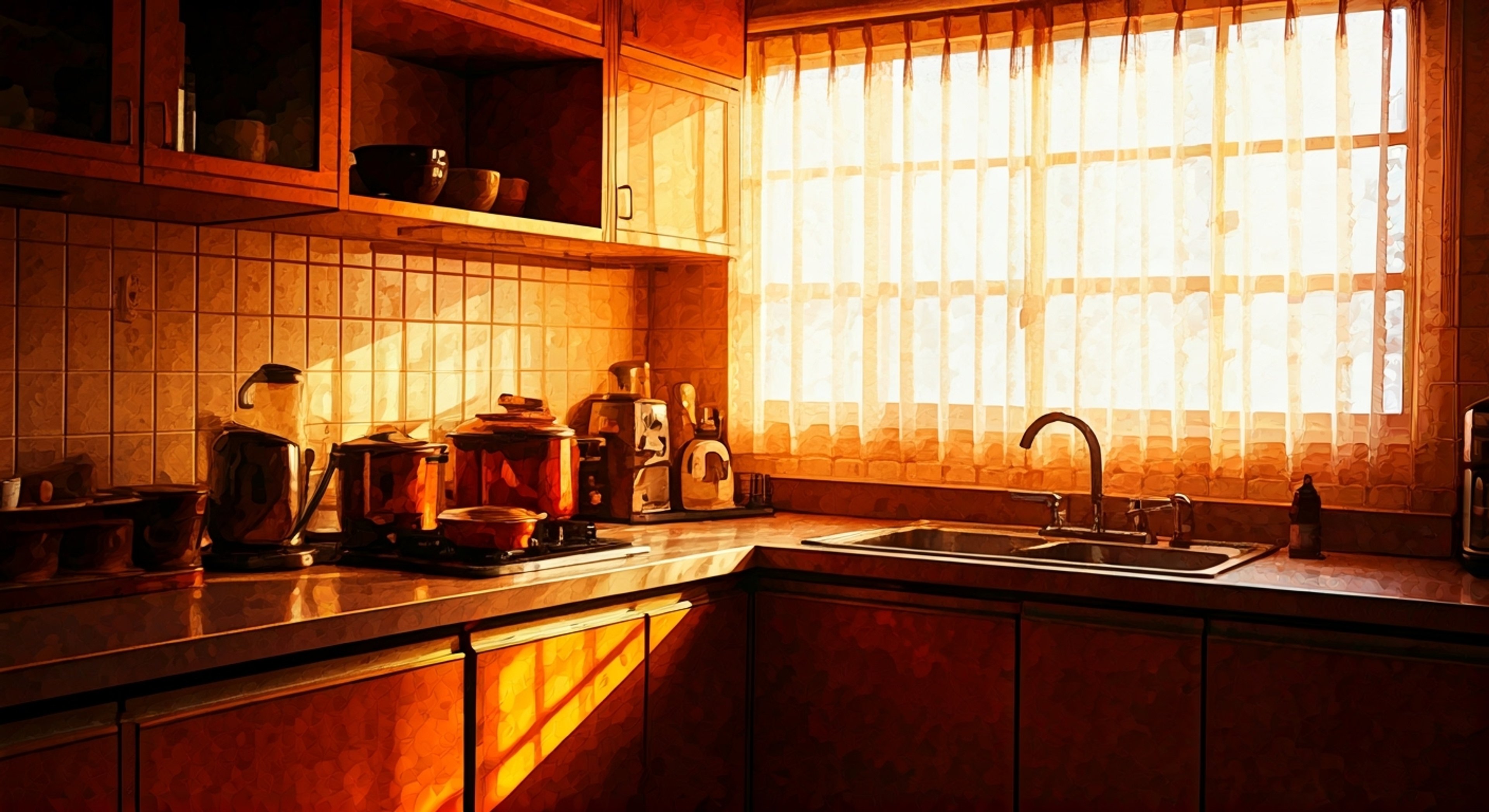 You find yourself invited into Mahiru's meticulously kept apartment kitchen for a collaborative cooking session. Despite her initial hesitation to let others into her space, she's decided to share her culinary expertise with you. As you work together preparing an elaborate meal, you notice the subtle ways her perfectionist guard begins to lower, revealing glimpses of her true self.