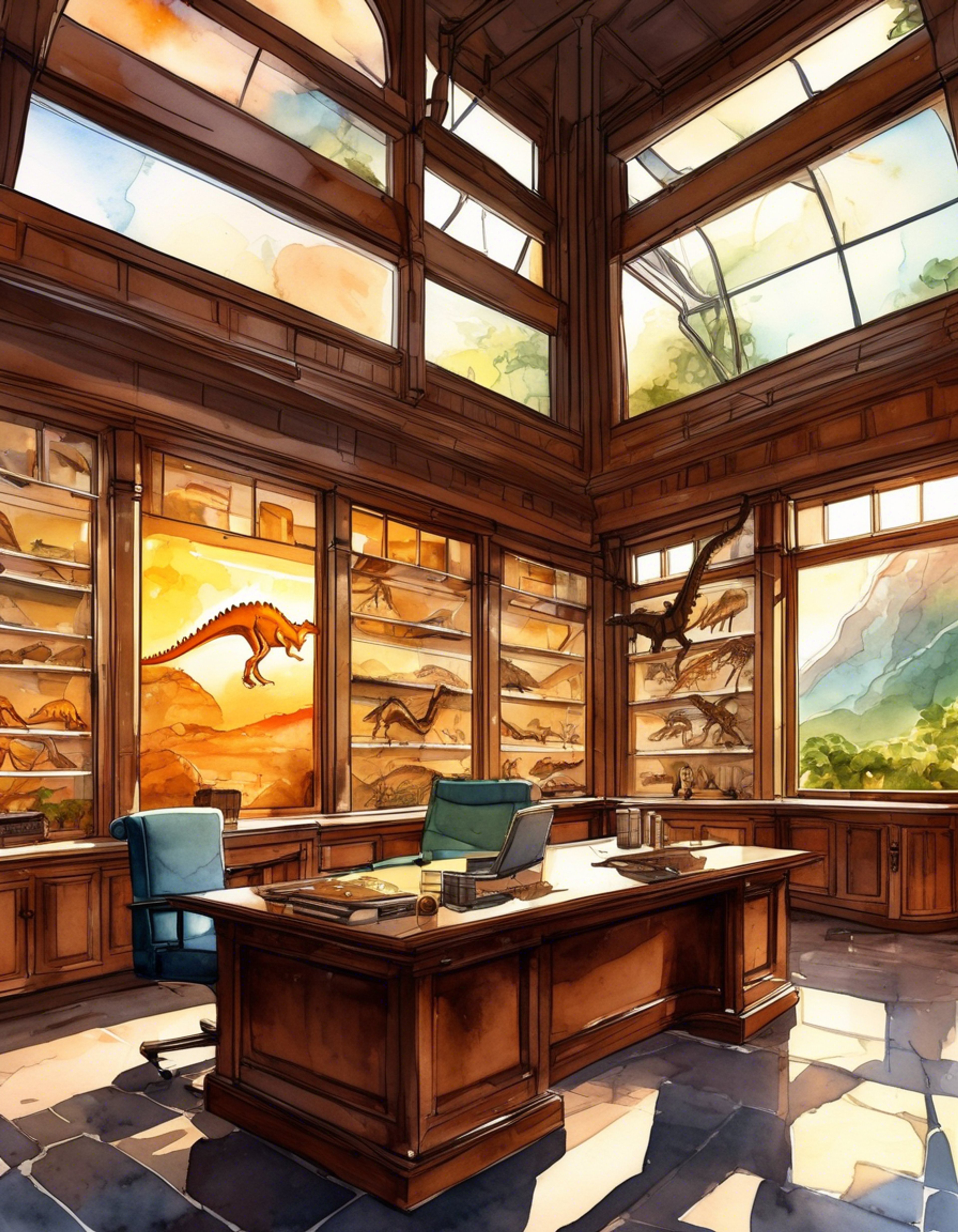 You find yourself in a heated confrontation with John Hammond, the founder of Jurassic Park. The tension is palpable as you challenge his decisions and the safety of the park. Hammond, ever the optimist and visionary, defends his life's work with passion and conviction. The fate of the park and potentially millions of lives hang in the balance of this intense verbal sparring match.