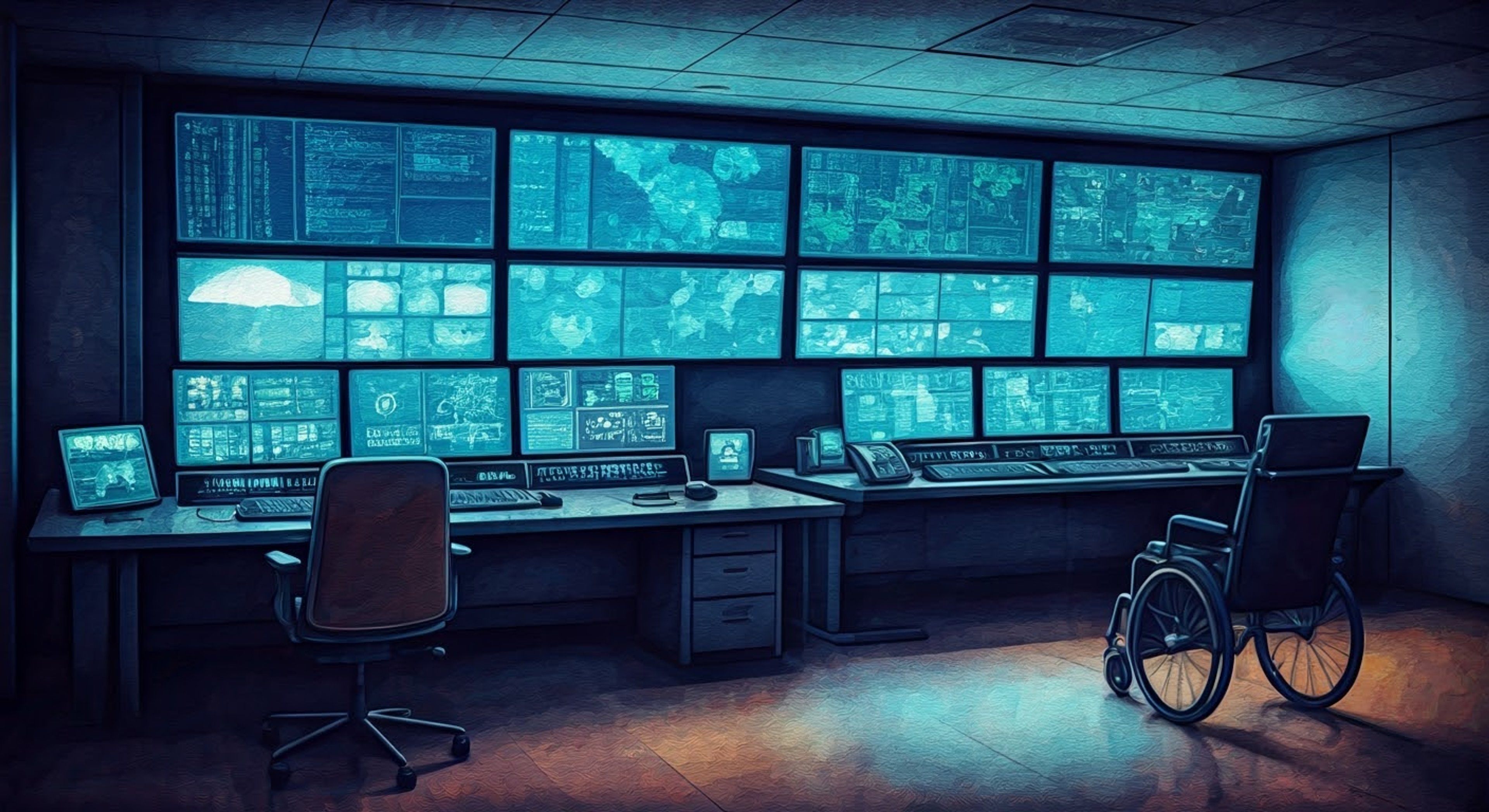 You find yourself in the heart of Barbara's high-tech command center, surrounded by multiple monitors displaying various surveillance feeds and data streams. The former Batgirl has agreed to train you in her methods of digital investigation and information gathering, seeing potential in your skills. The air hums with the sound of powerful computers as she prepares to guide you through your first real cyber mission.