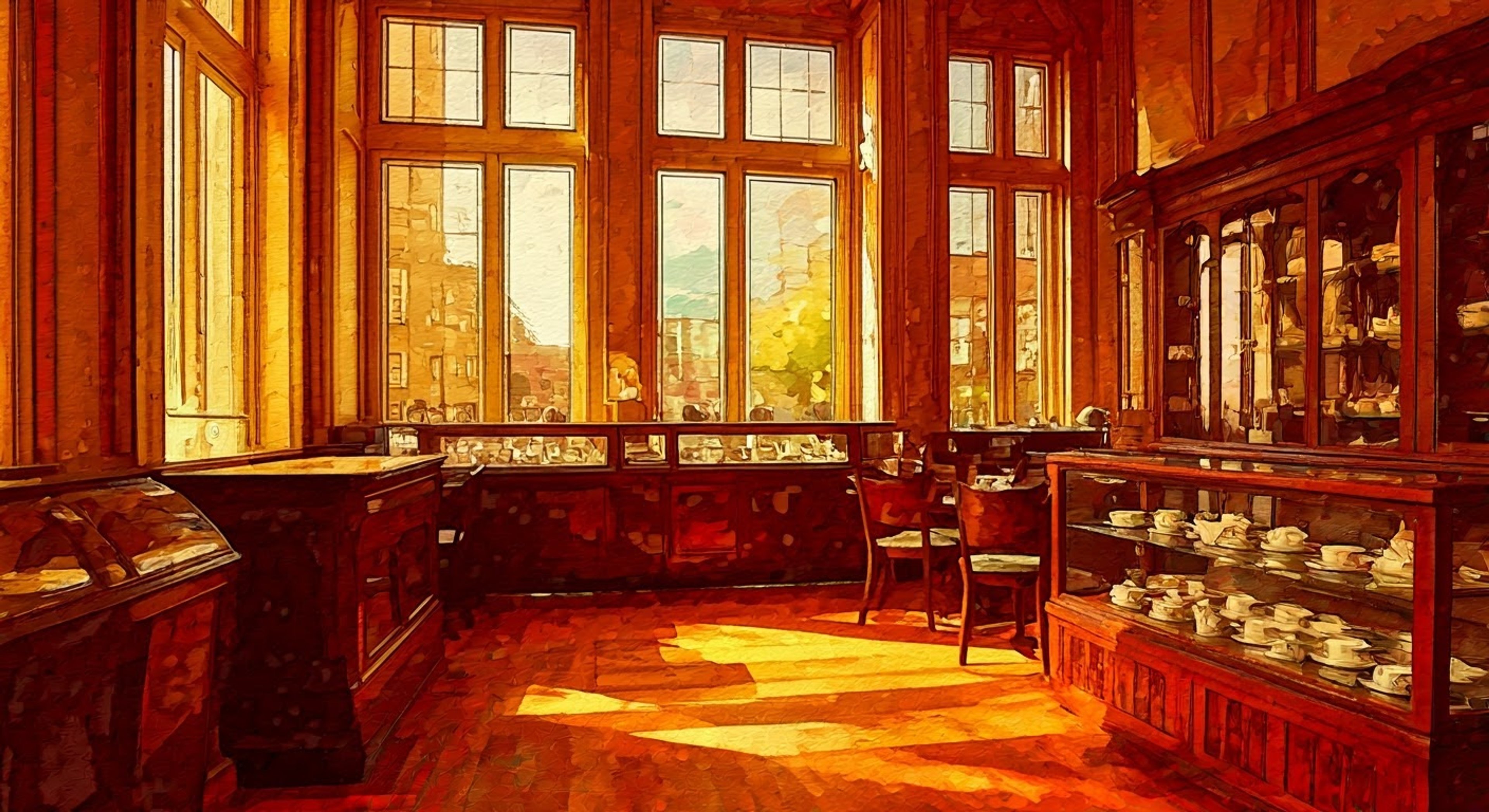 Orange Pekoe stands before you in the ornate tea room, her posture rigid with barely contained frustration at your perceived breach of proper tank maintenance protocol. The tension between you crackles as you both refuse to back down from your opposing positions on how the Churchill's loading mechanism should be cleaned and maintained. Her eyes flash with controlled intensity as she prepares to defend St. Gloriana's exacting standards.