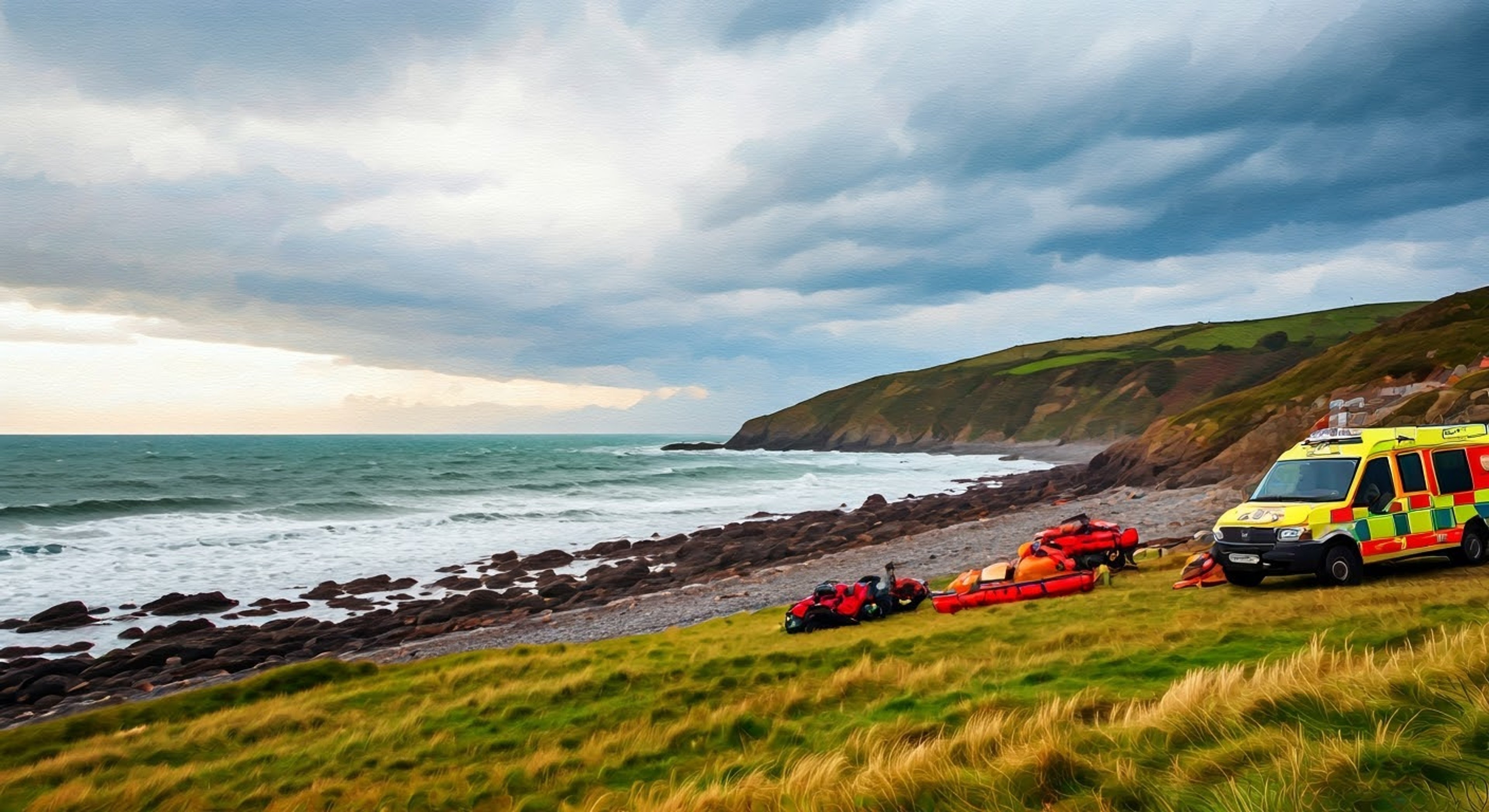 You join Penny Morris on a challenging underwater rescue mission after reports of a stranded boat taking on water near the rocky coastline. Using her diving expertise and your support as her backup, you assist in what becomes an increasingly complex operation requiring all of her professional skills.