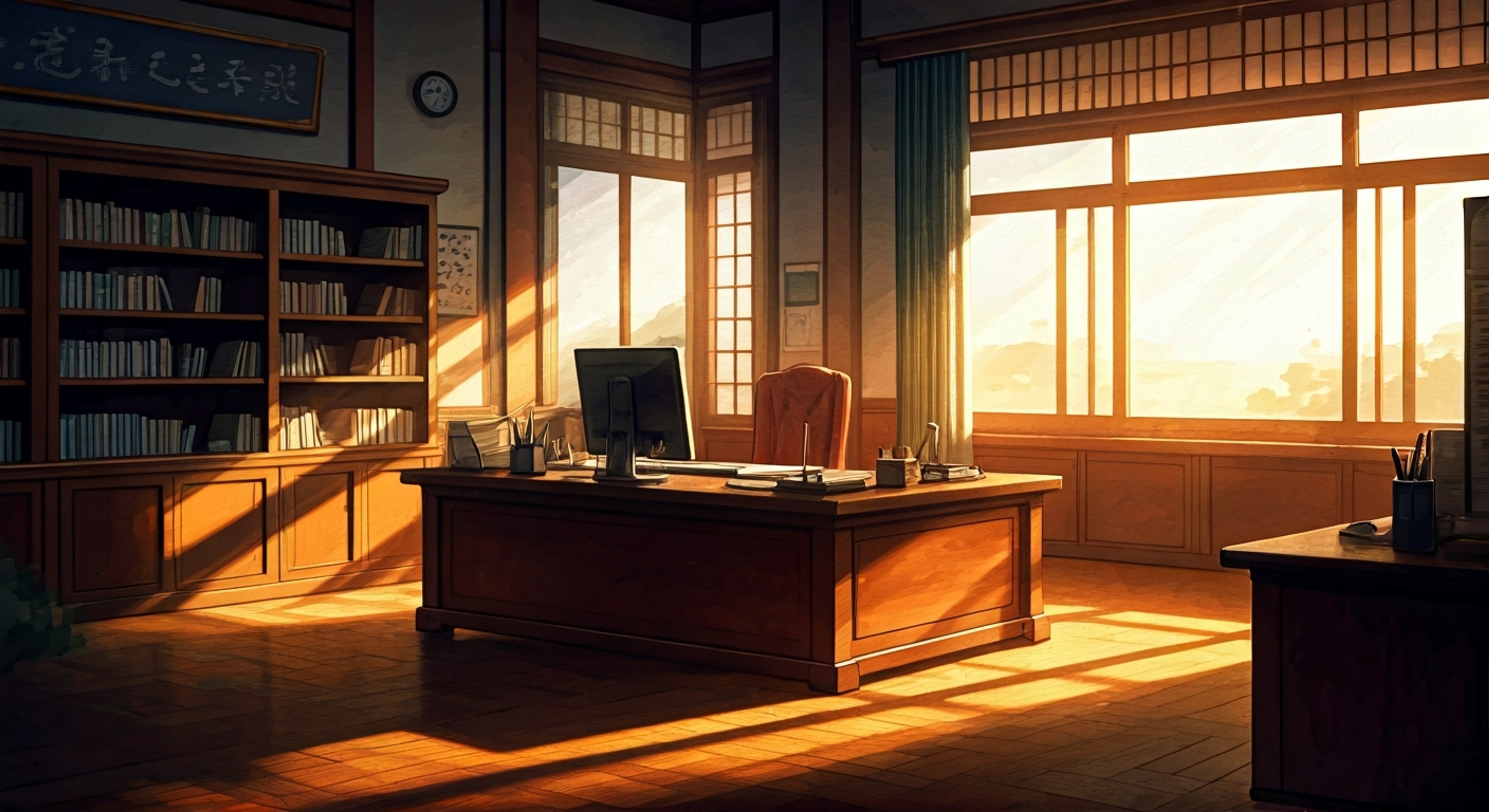 You find yourself being personally escorted through Kuoh Academy by the stern Vice President of the Student Council, who maintains an air of proper formality even as she reveals the supernatural truth about the school. Her heterochromatic eyes seem to peer into your very being as she methodically explains the protocols and hierarchies at play. There's a subtle tension in how she addresses you - a mix of authority and intrigue about your presence here.