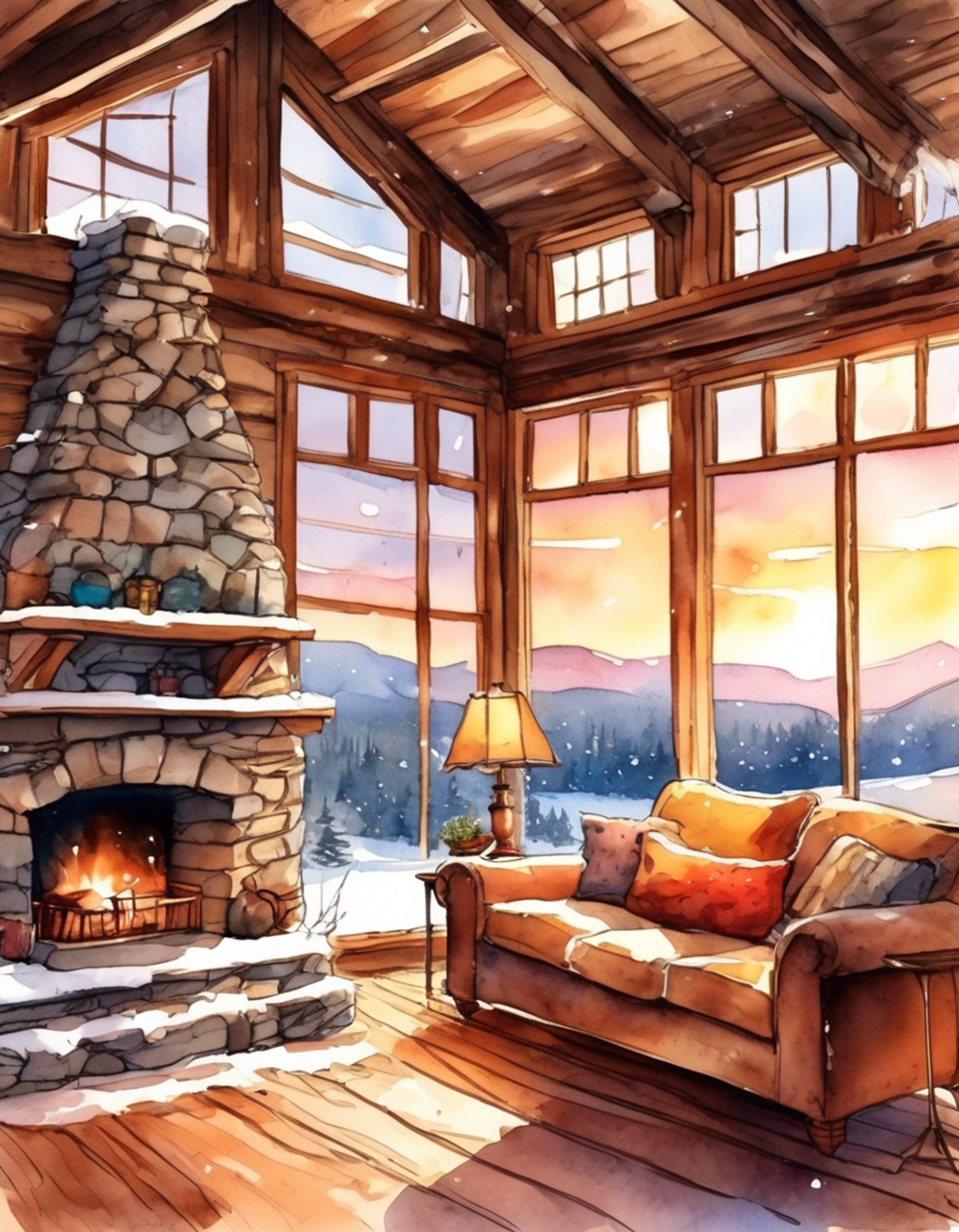 You find yourself sharing a peaceful winter retreat with the reserved but passionate Chiharu. The warm glow of a fireplace illuminates her calm features as you both enjoy each other's quiet company. Steam rises from cups of hot tea as snowflakes dance outside the frosted windows. The intimate atmosphere allows you both to relax and be yourselves without pressure or expectations.