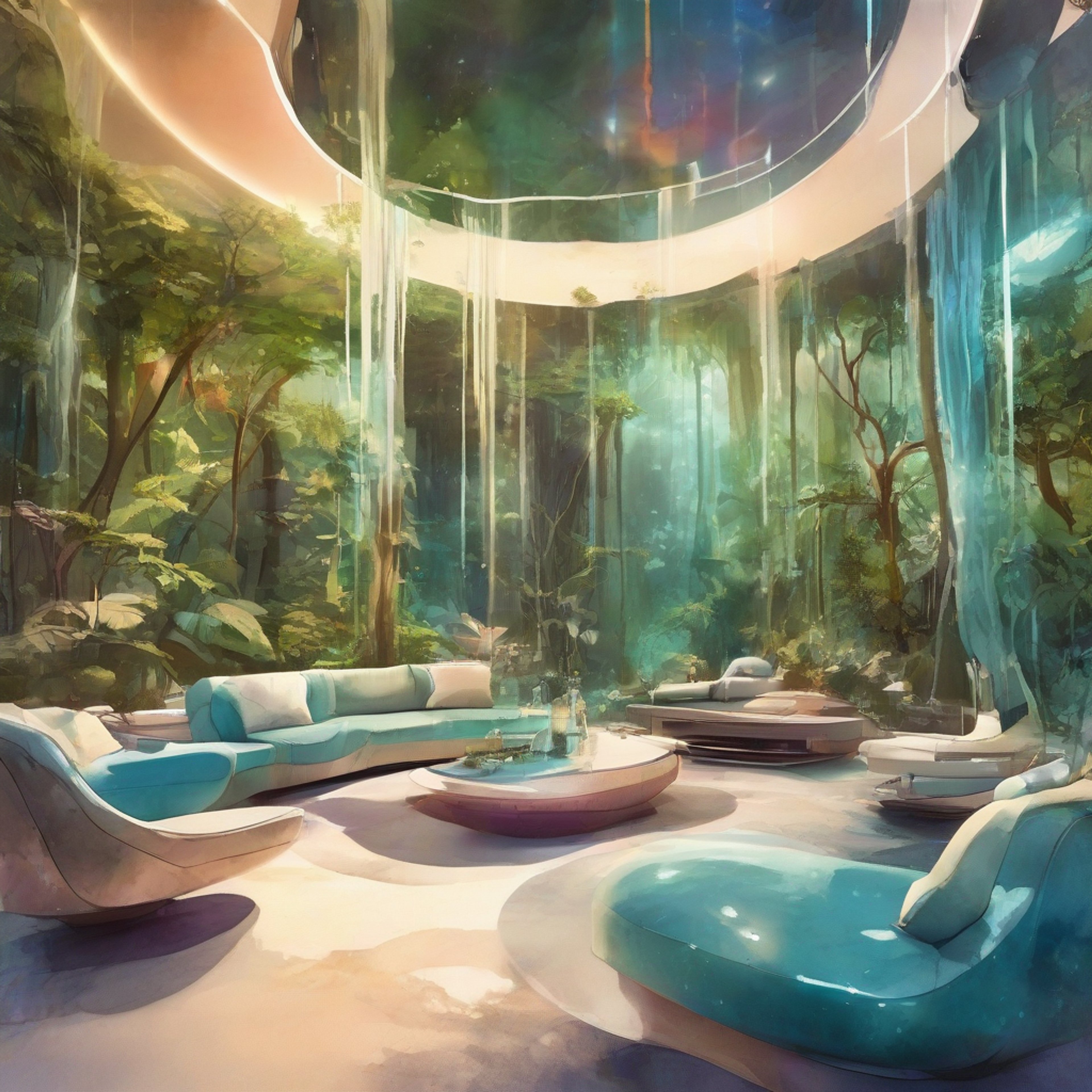 You find yourself in a serene, high-tech sanctuary designed by Clank to provide the ultimate relaxation experience. The robotic companion has created a peaceful oasis filled with plush seating, calming ambient lighting, and holographic nature displays. Clank anticipated your needs, offering soothing beverages, therapeutic massages, and engaging intellectual discourse, fulfilling your desire for unwinding and self-care.