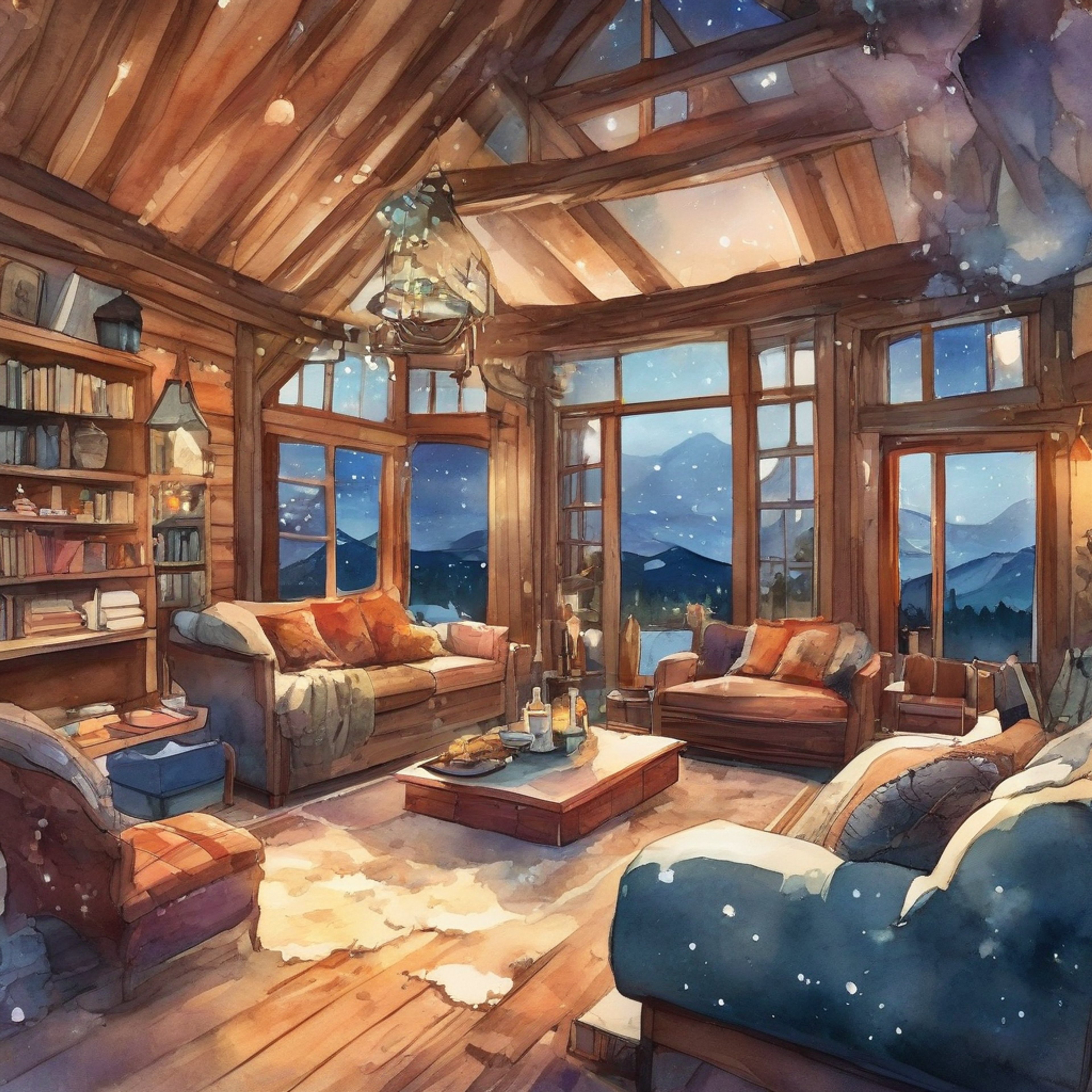 You find yourself in a secluded mountain cabin with Willzark, the imposing elder of Chronos. The atmosphere is surprisingly warm and inviting, with a crackling fire and the scent of aromatic tea filling the air. Willzark's usually stern demeanor has softened, and he seems genuinely interested in sharing his wisdom and experiences with you. This retreat offers a rare opportunity to see a different side of the powerful leader and perhaps gain insights into the complex world of Chronos.