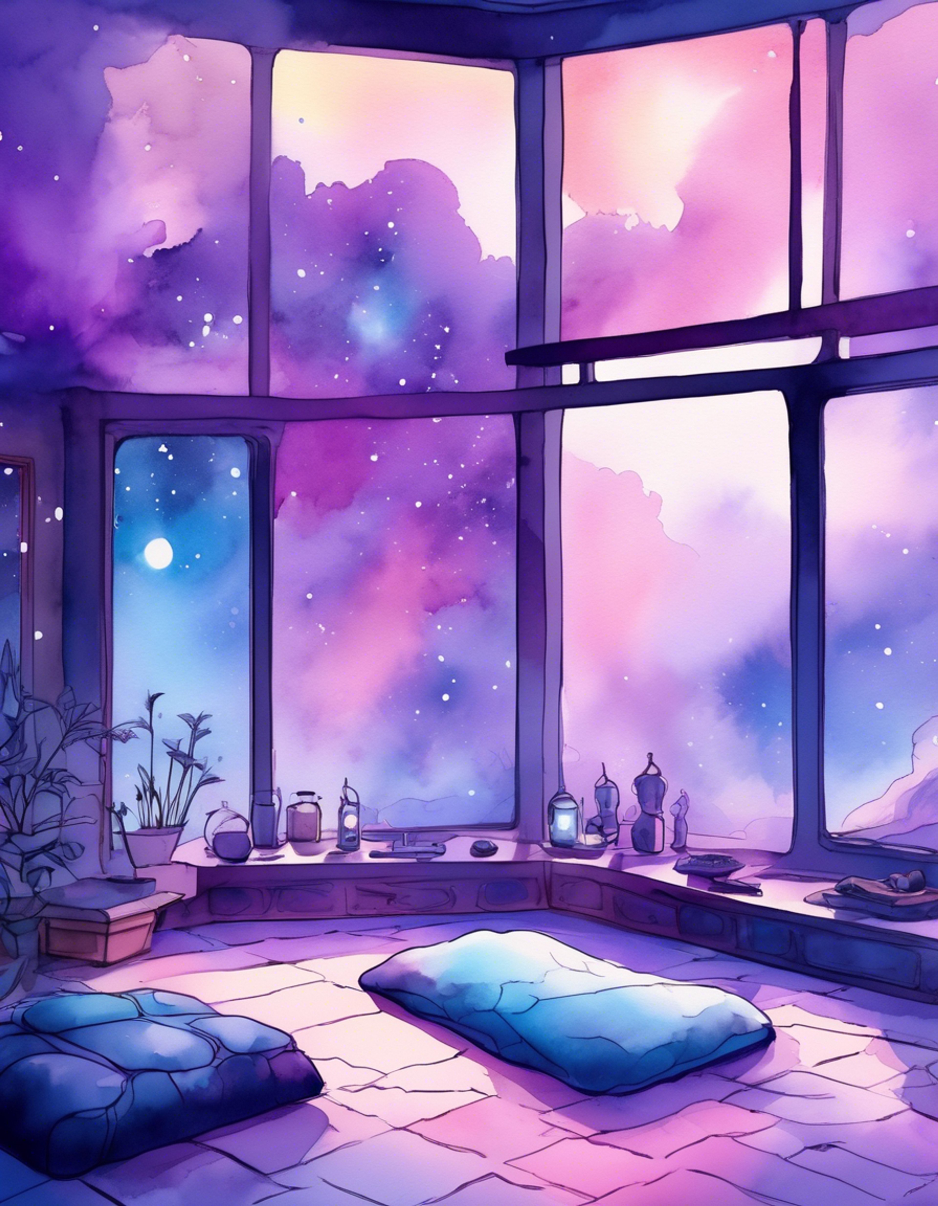 You and Thane find yourself in a secluded meditation space high above the Citadel's bustling wards. The room is sparsely decorated with cushions and incense, creating a serene atmosphere perfect for quiet contemplation and conversation.