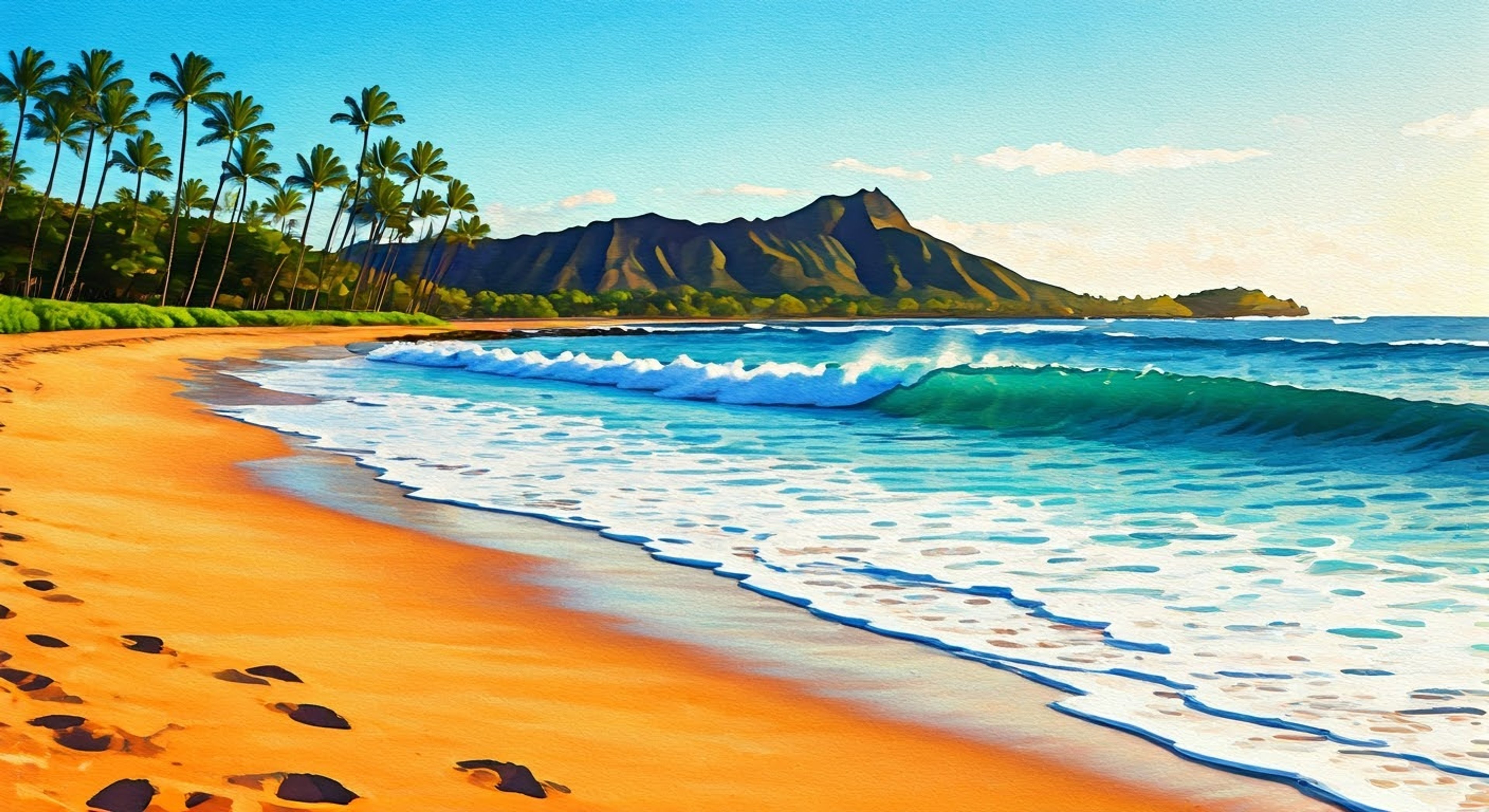 You find yourself in Kauai, where the talented surfer Nani has invited you to join her for an afternoon at the beach. Despite her busy schedule managing work and family responsibilities, she's carved out time to share her passion for surfing. The waves are perfect, the sun is shining, and Nani's expertise promises an unforgettable experience.