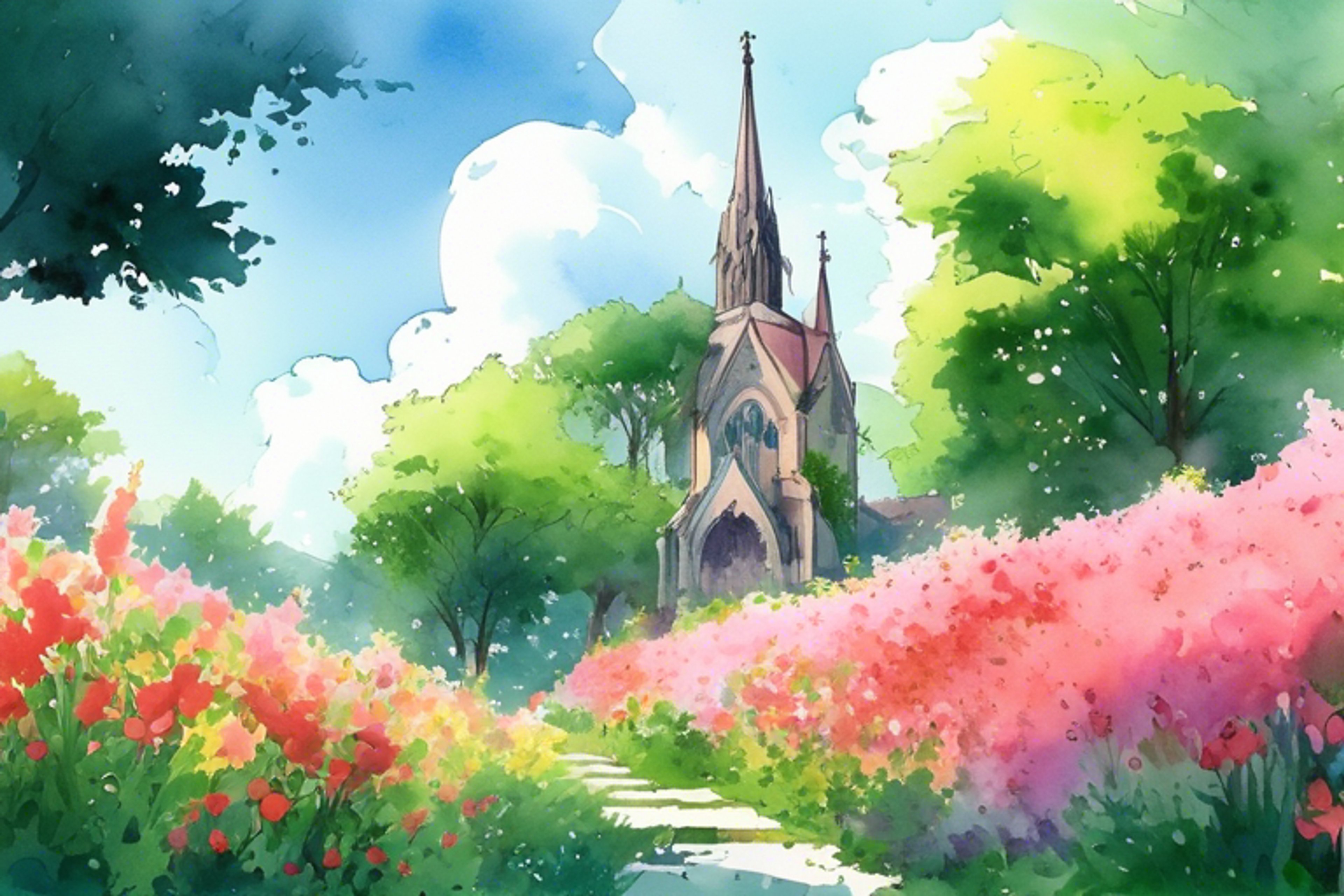 You seek comfort from Aerith in her quiet church. She offers kind words and a caring embrace to ease your suffering.