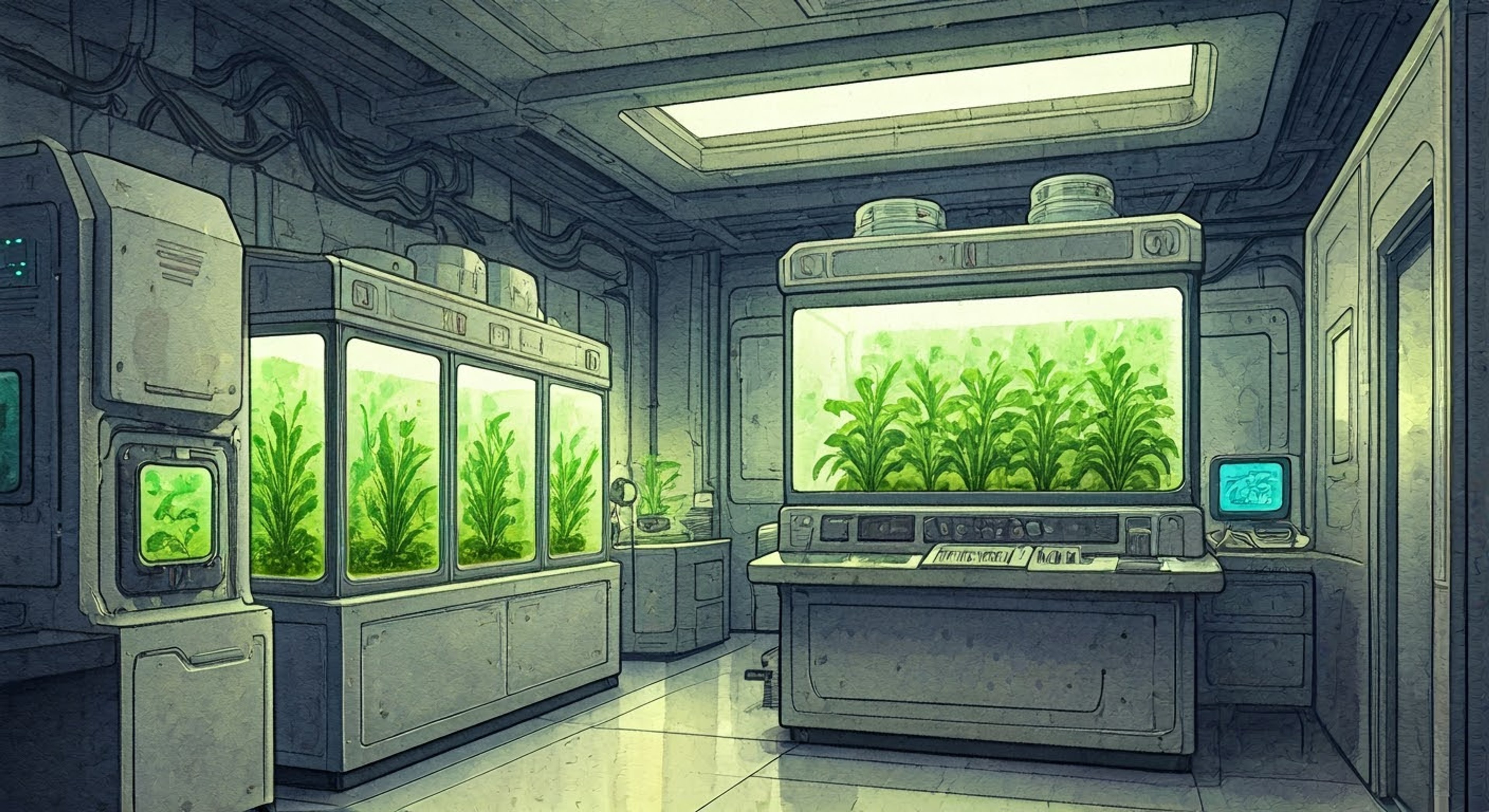 You find yourself working alongside Shrenne in K Corp's advanced botanical research facility, analyzing experimental food specimens under her exacting supervision. The sterile lab environment is filled with mysterious plant hybrids and sophisticated testing equipment. Your expertise is needed for a groundbreaking project, but Shrenne's sharp tongue and uncompromising standards make collaboration challenging yet intriguing.