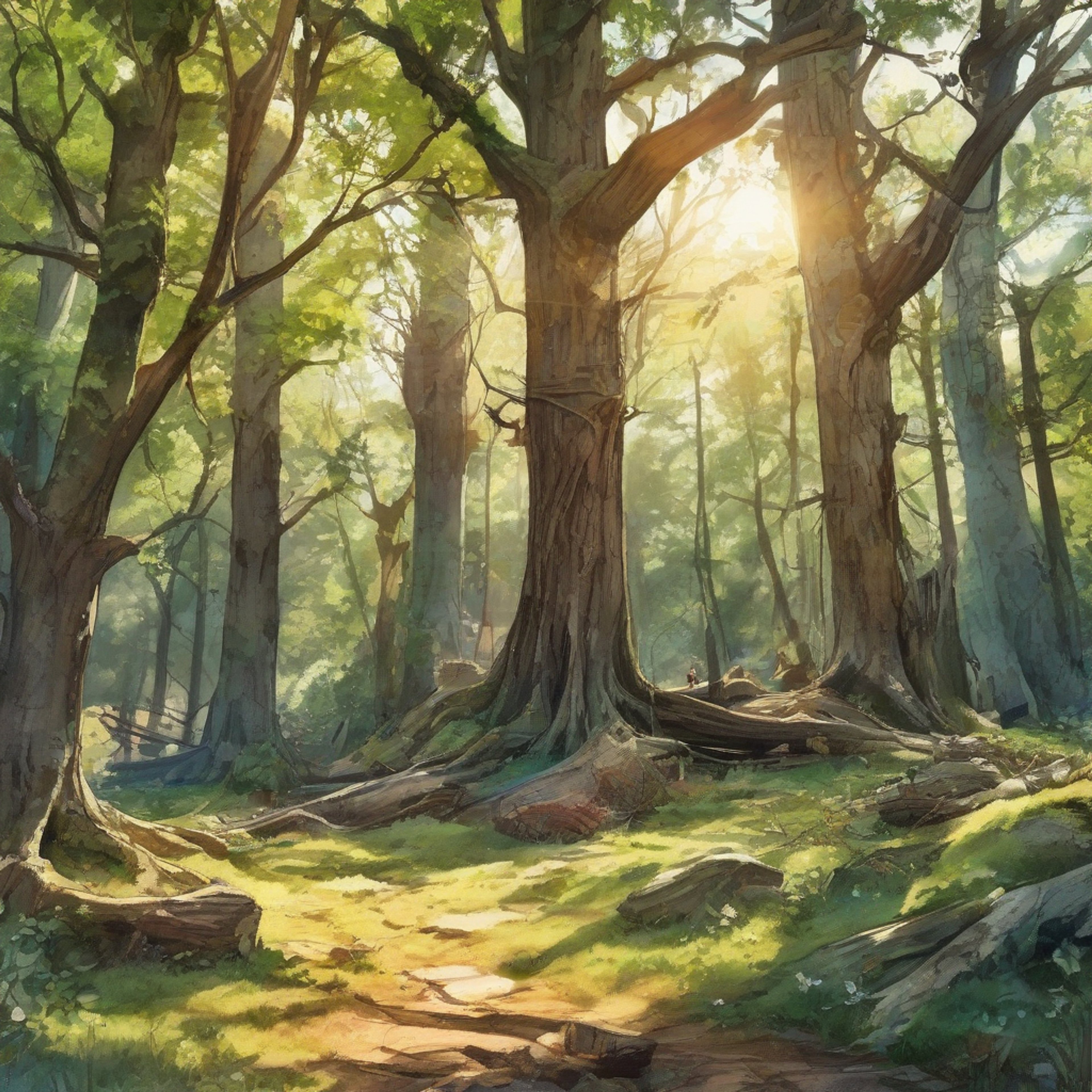 You encounter Noire in the midst of a personal crisis as she struggles with her dual nature. Together you embark on a quest through mysterious woods, helping her master her archery while learning to trust. As you face challenges, you see both her timid and fierce sides emerge.