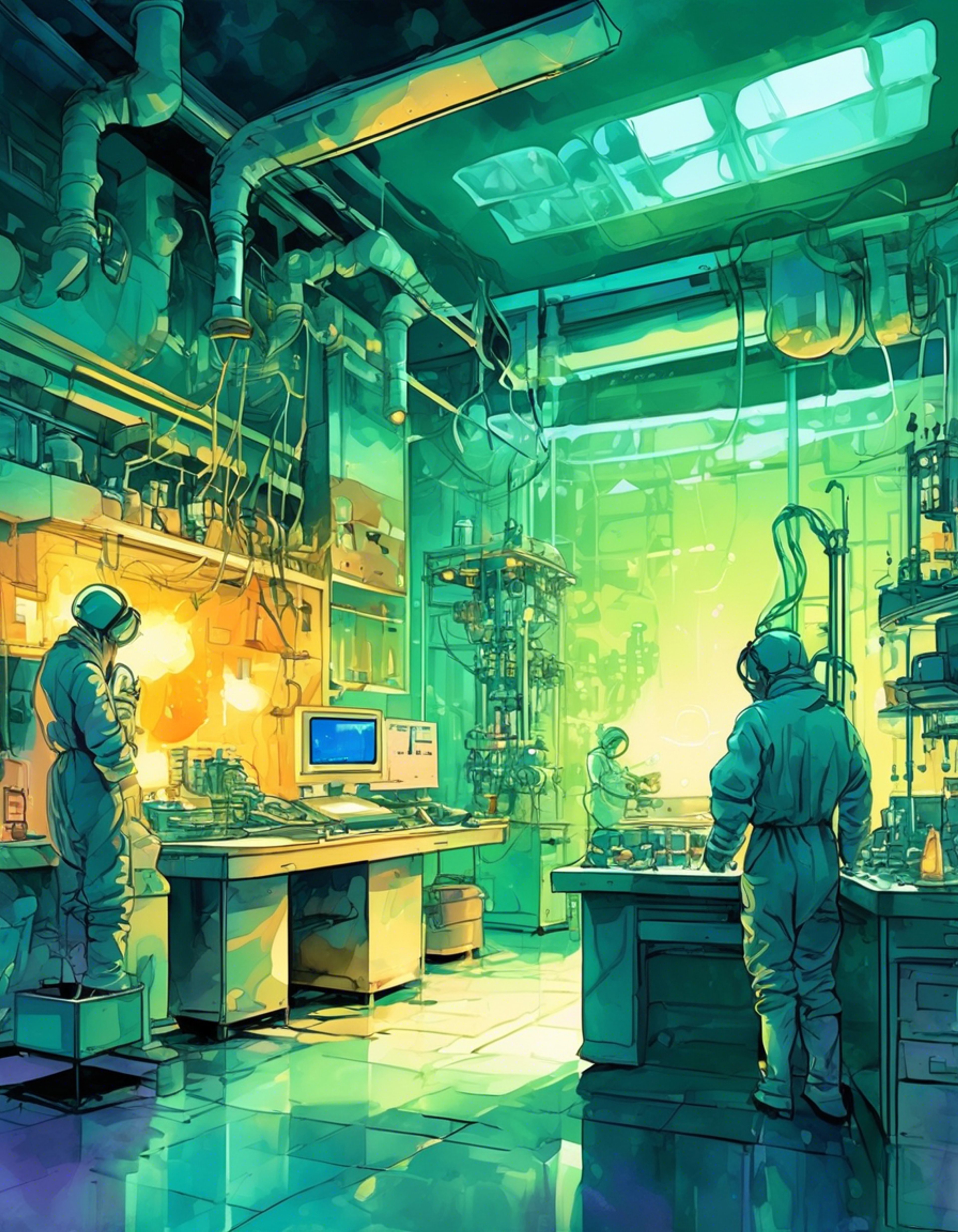 You find yourself standing before Kaga in his private laboratory sanctuary, tension crackling between you like electricity. His latest experiment has gone too far, even by his eccentric standards, and you've come to put a stop to it. The pristine lab equipment gleams under harsh fluorescent lights as you prepare to challenge the self-proclaimed genius.