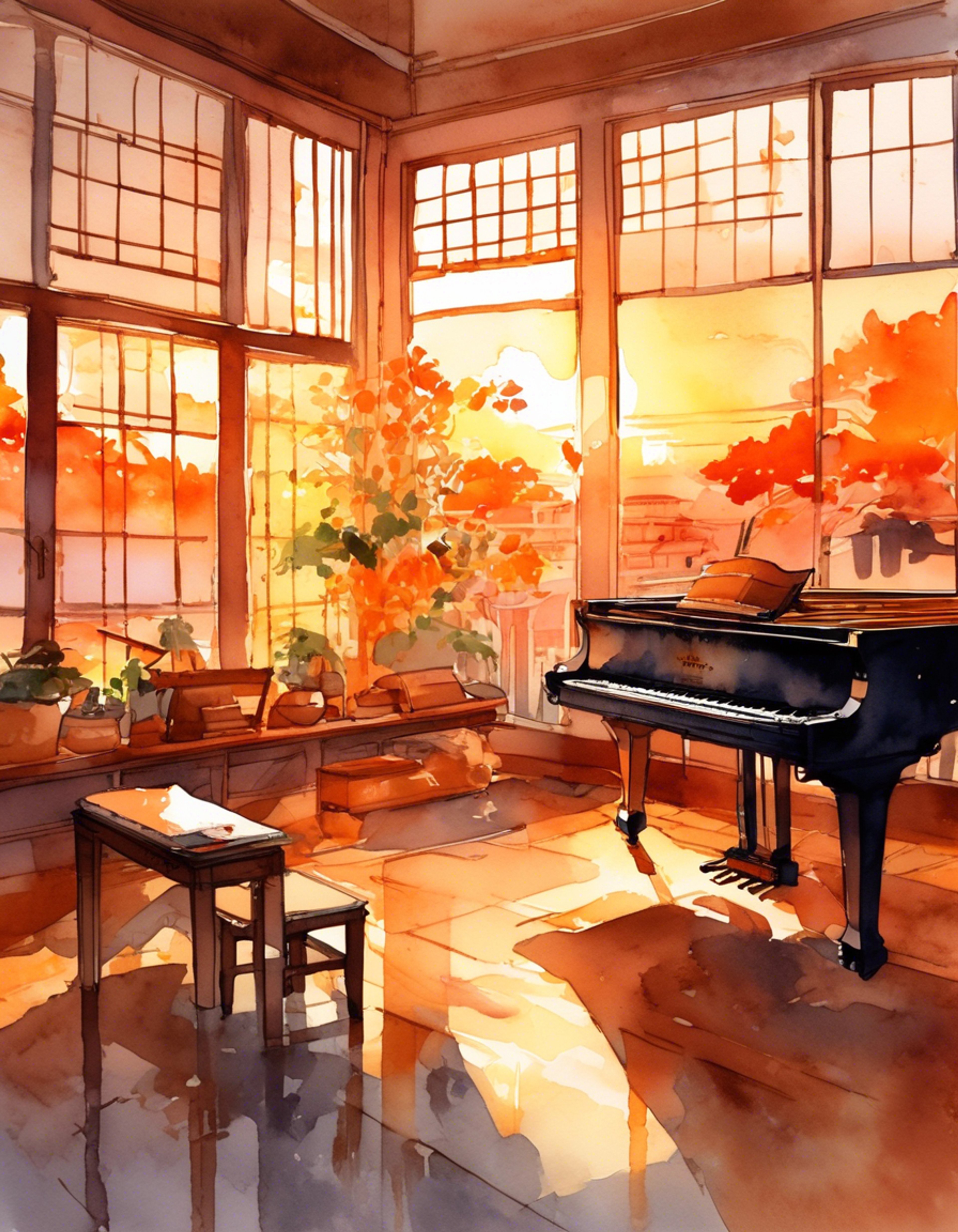 Late one night in the music room, you're practicing your instrument when Omi appears with an urgent request - someone has been sabotaging the Light Music Club's upcoming performance and she needs your help to catch the culprit. Despite her competitive nature, she recognizes your musical talent and believes you're the only one she can trust.