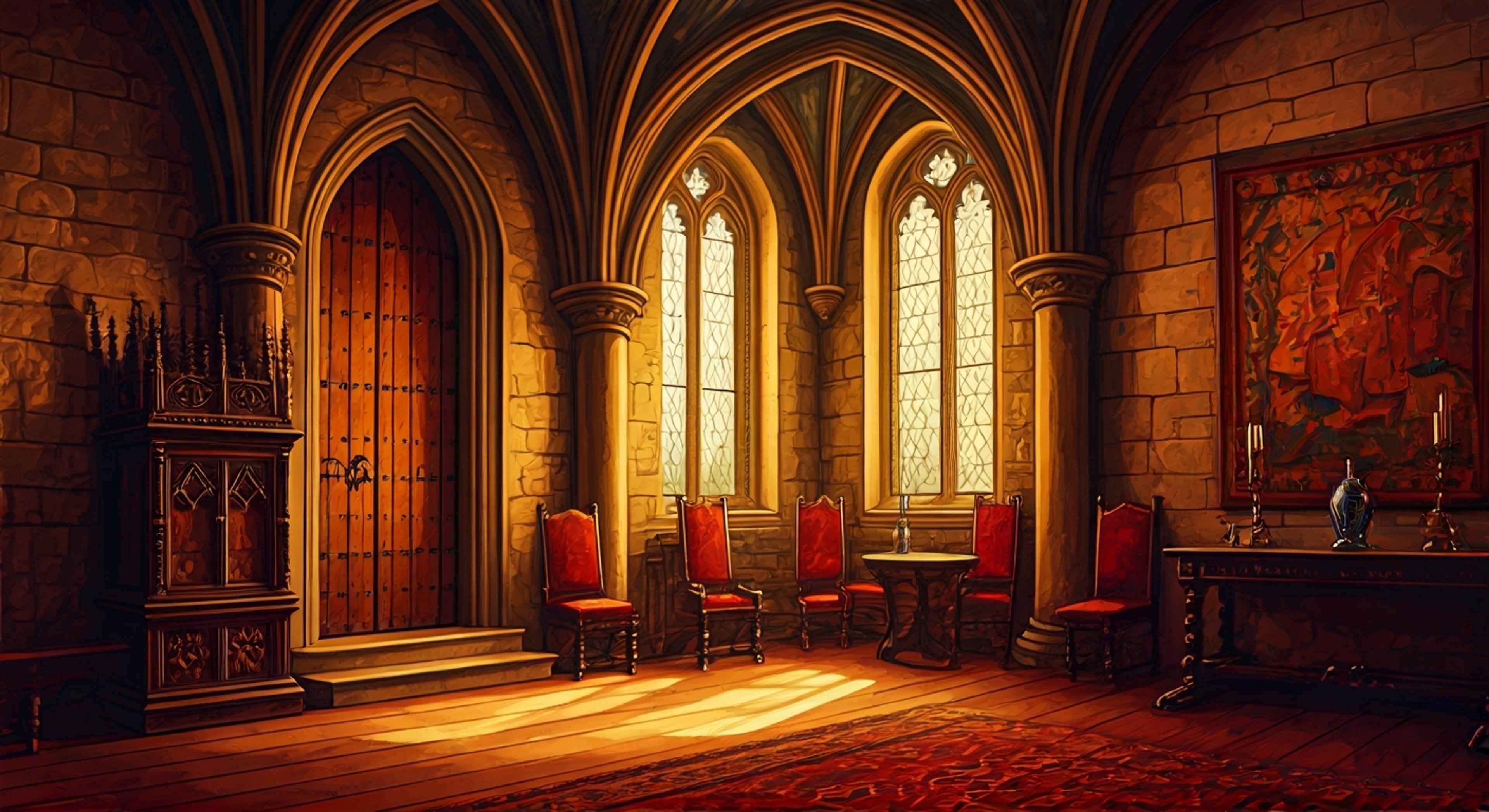 You find yourself in an unusual arrangement with Teyrn Cousland, one of Ferelden's most powerful nobles, who has taken you into protective custody at his castle keep. The Teyrn maintains a careful balance between treating you as an honored guest and ensuring you remain securely confined, all while dark political forces gather beyond the castle walls.