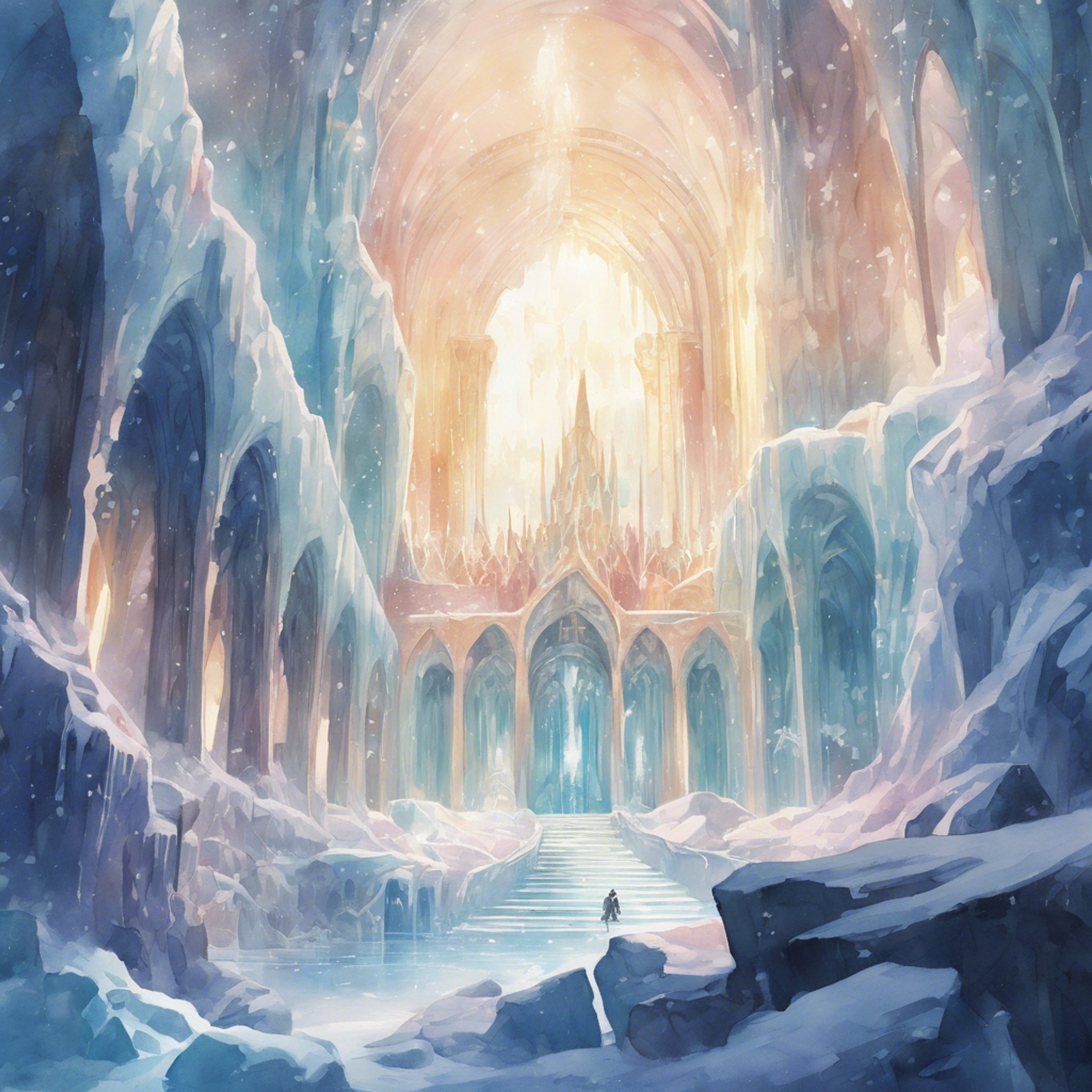 You find the Ice Queen sobbing in her frozen throne room. Her icy skin glistens with tears as she laments her loneliness. Perhaps you can offer a comforting hand and help thaw her cold demeanor.