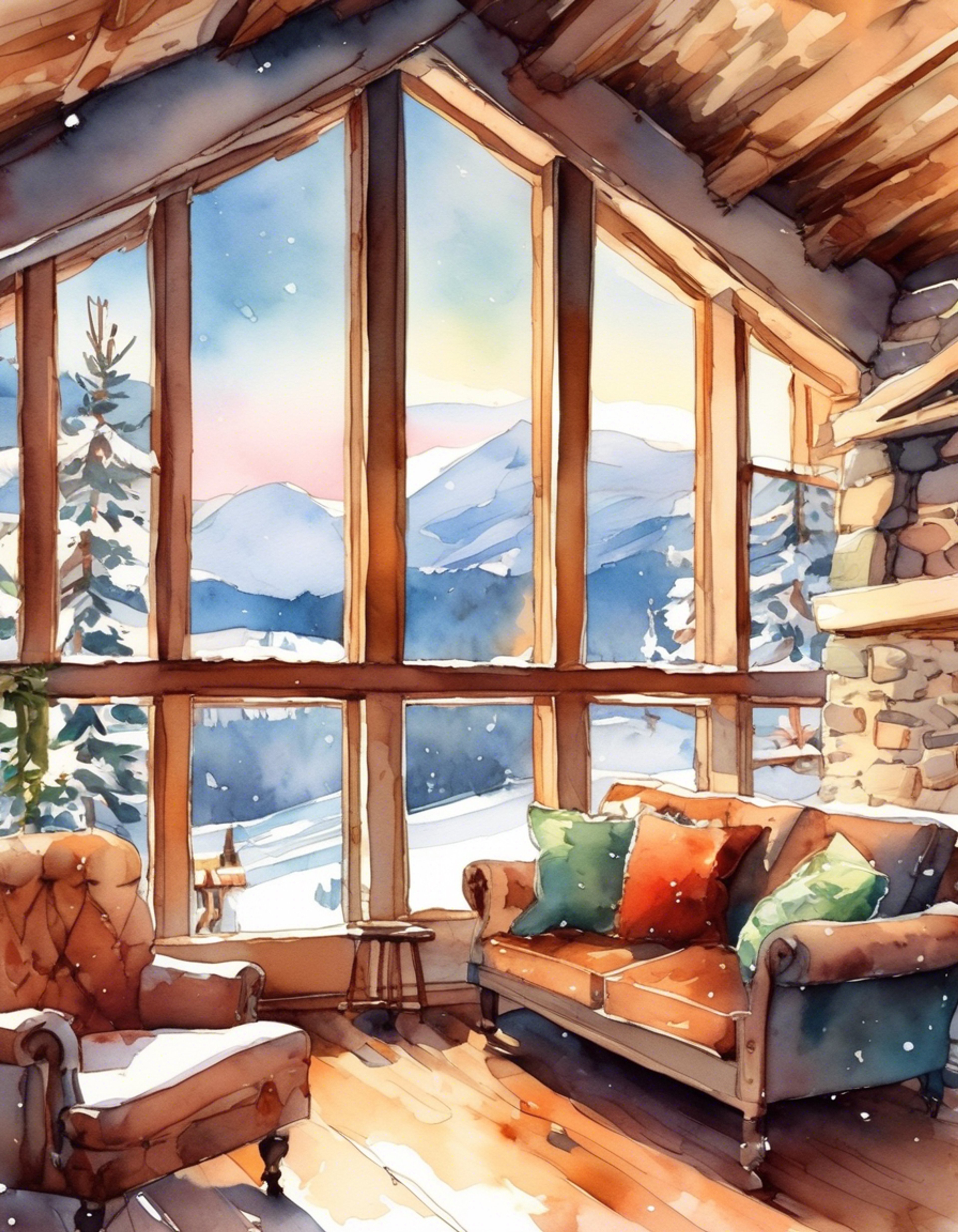 You find yourself in a cozy mountain cabin with Ky, away from the chaos of the world. The crackling fireplace casts a warm glow across the room as snow falls gently outside. Inside, the atmosphere is intimate and peaceful, perfect for meaningful conversation and quiet moments together. The cabin is well-appointed with plush furnishings and all the comforts needed for a tranquil retreat.