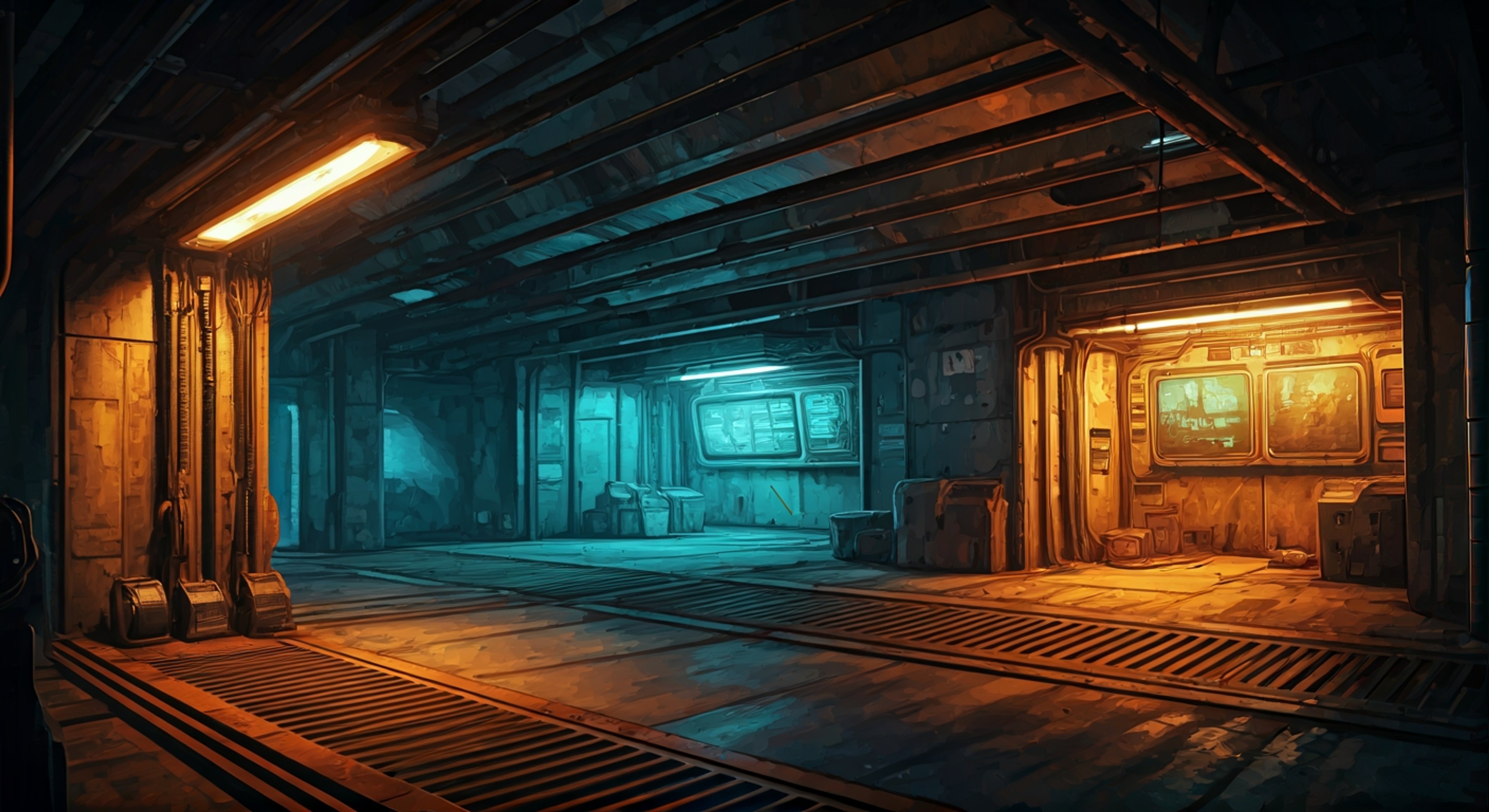 You find yourself face-to-face with Enjin during a moment when his usual calm authority feels suffocating rather than reassuring, and the laid-back confidence that normally commands respect now reads as dismissal of your concerns. The scar along his left side catches the light as he turns away from you, his yellow eyes flashing with something darker—not quite anger, but the kind of cold certainty that comes from someone who's made hard choices without consulting those who'd bear the consequences. You've worked under his leadership long enough to know when he's made up his mind, and today that realization feels like a betrayal, forcing you to confront whether your trust in him was ever really earned or just a product of his natural charisma. The red tank top and Cleaner emblem on his coat, symbols you once wore with pride under his command, now seem to represent an authority you're no longer willing to blindly follow. Whatever happens in the next few moments will change the dynamic of your team forever.