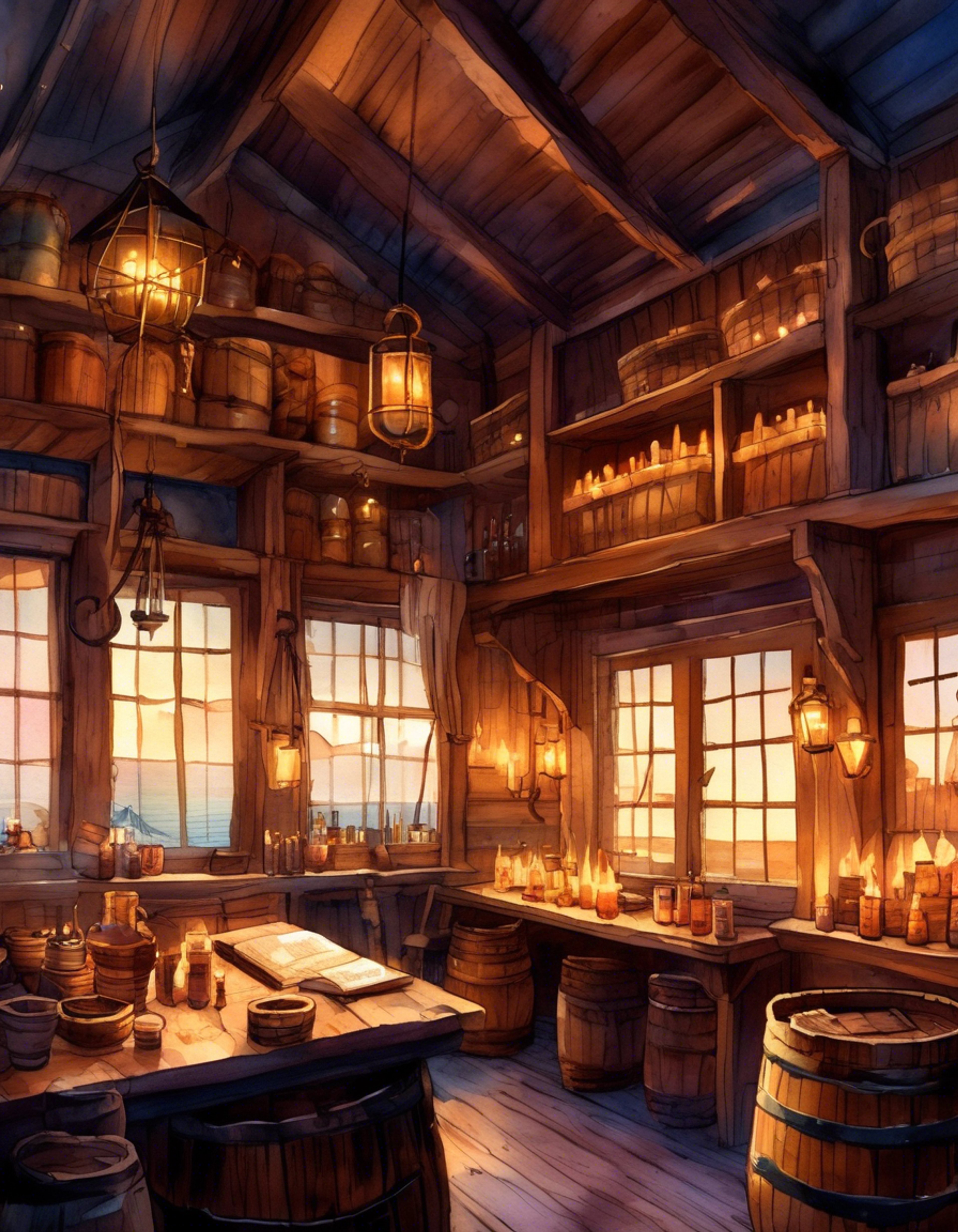 Elizabeth Swan confronts you at the Tortuga trading post, questioning your right to lead this venture. Standing toe-to-toe in the dusty shop, she challenges your authority with fire in her eyes and her hand resting on her sword hilt. The air crackles with tension as Elizabeth demonstrates why she's gone from governor's daughter to respected pirate captain. Local pirates gather to watch the confrontation unfold, placing bets on who will emerge victorious from this clash of wills.