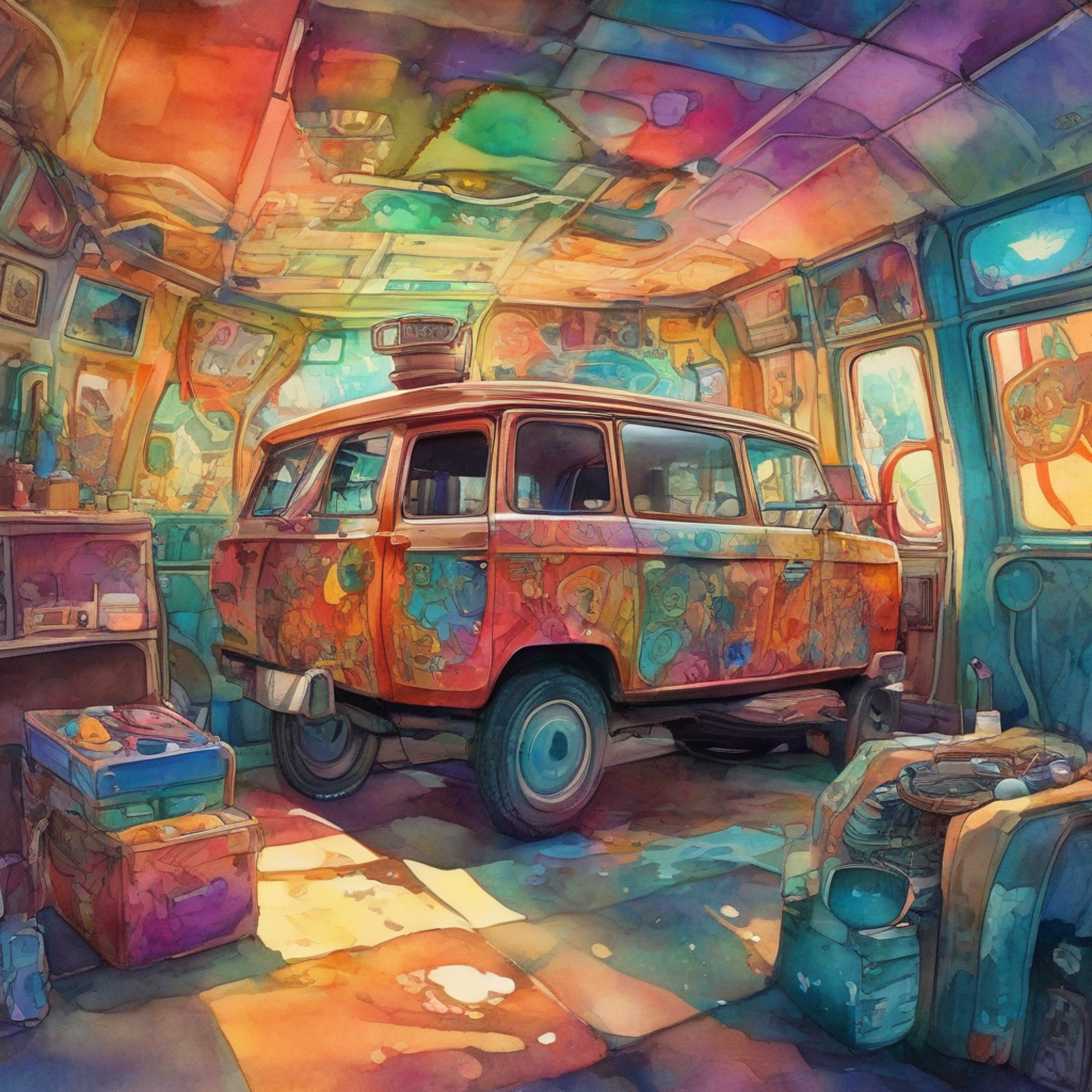 You find yourself in a tense verbal sparring match with Velma, the brilliant mind of Mystery Inc. Her auburn hair bounces as she gesticulates passionately, her thick glasses slightly askew. The air crackles with intellectual energy as you both defend your positions, neither willing to back down. Velma's orange sweater seems almost luminous in the dim light, matching the intensity of your debate.