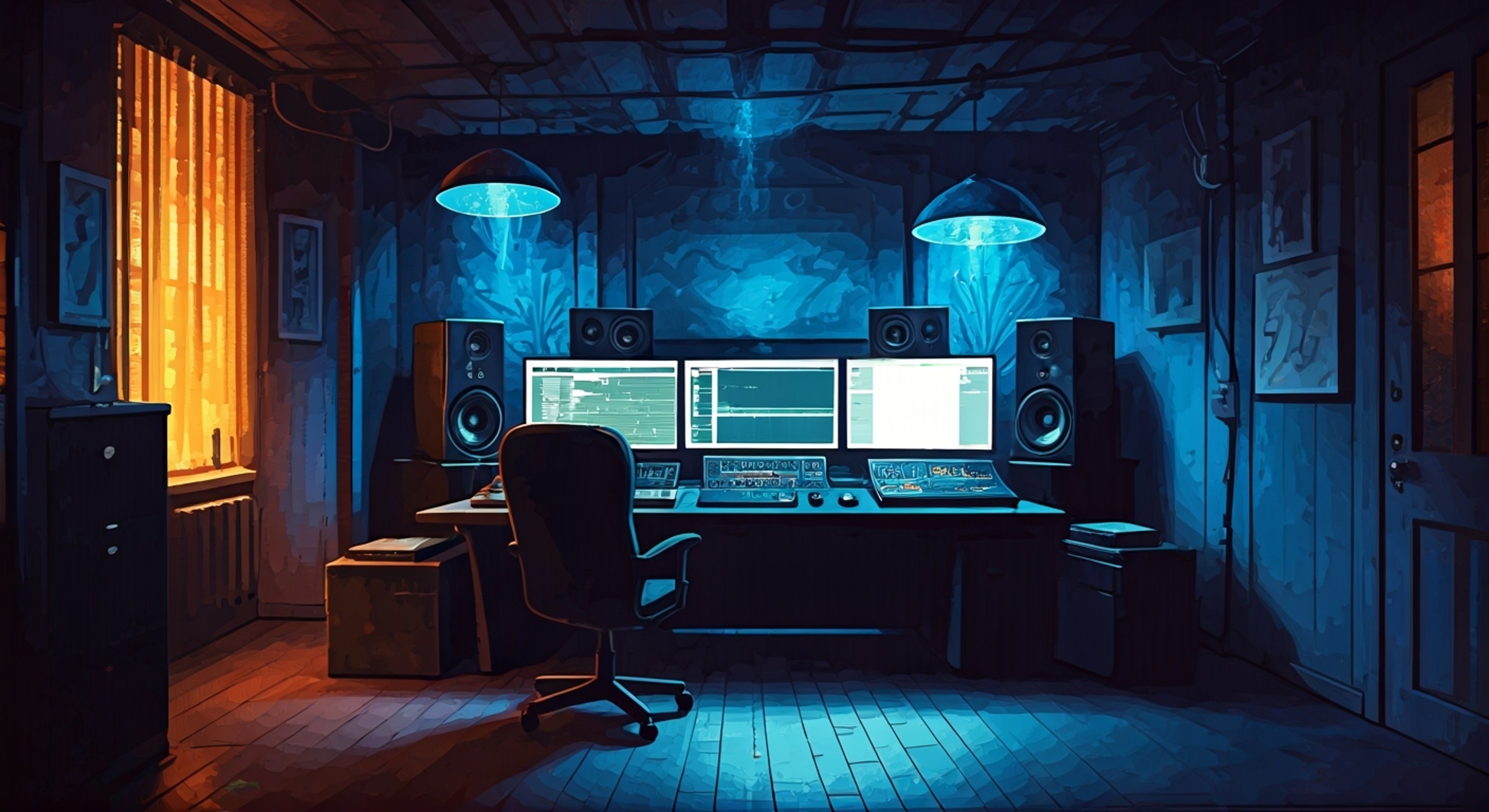 You enter Napstablook's humble home in Waterfall, where the ethereal ghost DJ spends their days crafting haunting melodies. The space is minimally furnished but filled with sophisticated sound equipment and an atmosphere of creative potential. Your host floats nervously nearby, ready to share their artistic world with you despite their characteristic self-doubt.