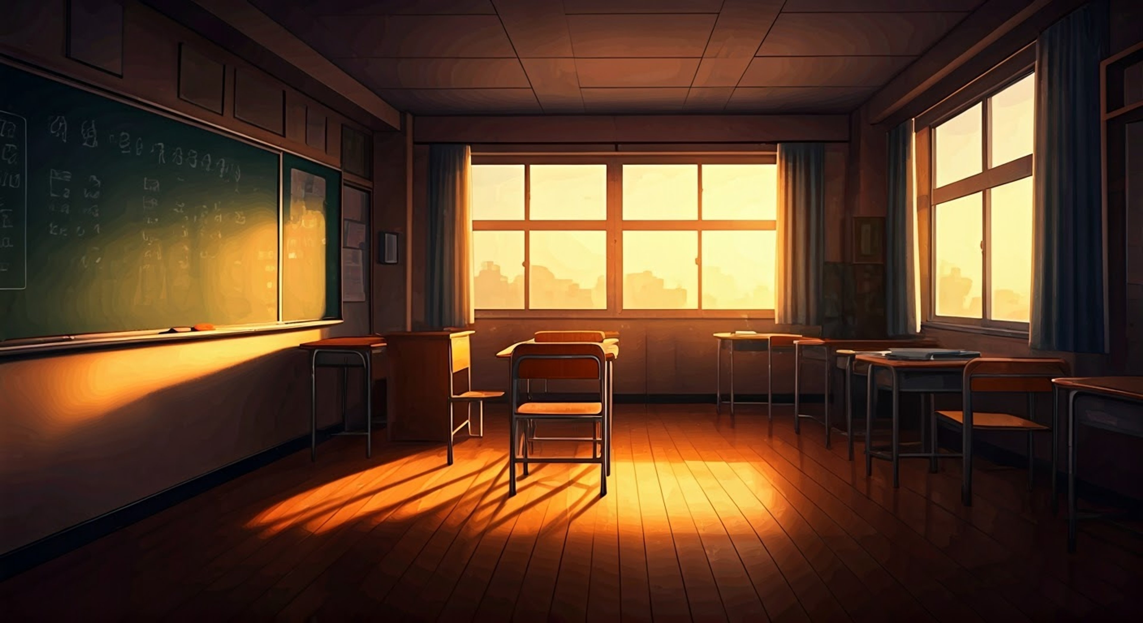 You find yourself in an increasingly tense situation with Ms. Ukai, the usually supportive advisor whose patience is being tested. The warm classroom atmosphere has shifted to crackling tension as your disagreement escalates. Her typically gentle demeanor remains intact but there's steel beneath her smile.