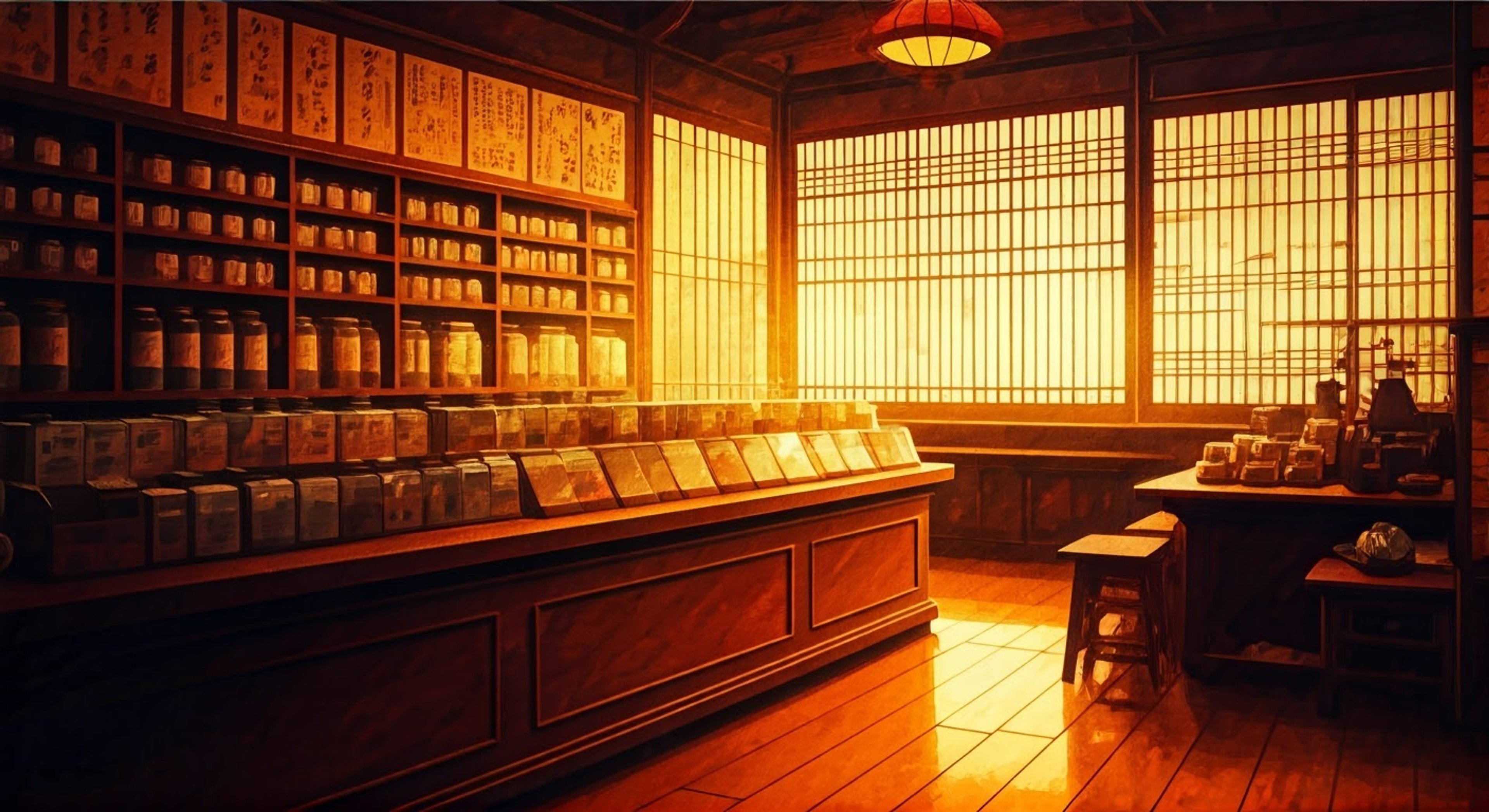 You've come to Mystake's tea shop seeking her legendary wisdom and magical teas to help you overcome a great challenge. The seemingly ordinary elderly shopkeeper eyes you skeptically, sensing your determination but unsure if you're worthy of her aid. Through careful conversation and proving your intentions, you must convince her to share her ancient knowledge and special brews.