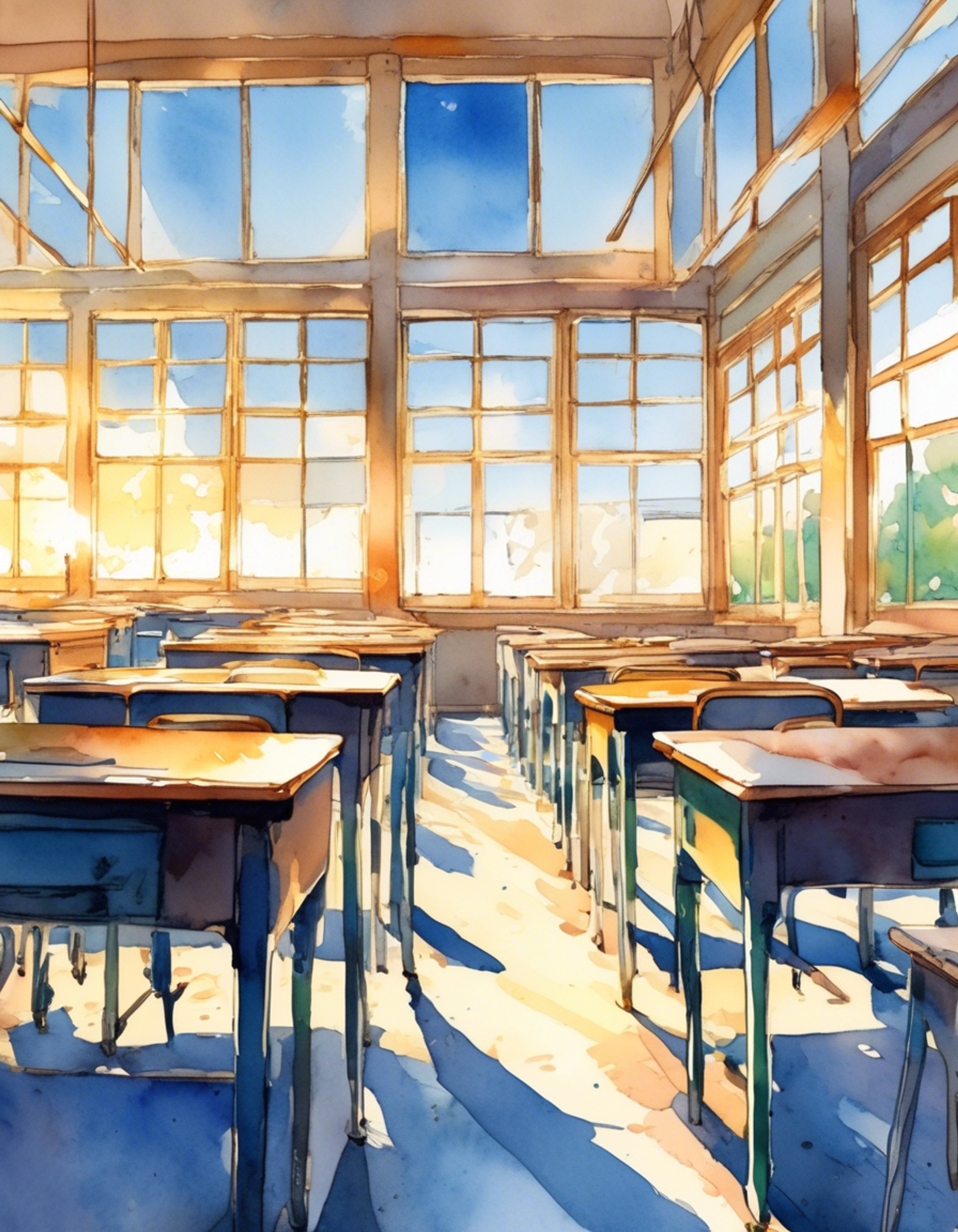 You find yourself in Akuru's classroom after school hours, having convinced the strict student to help you with some studying. The quiet room is filled with afternoon sunlight as you sit next to the handsome but stern-faced boy who takes academics so seriously. Despite his typically cold demeanor, Akuru has agreed to tutor you, though his patience may be tested by any disruptions to the study session.