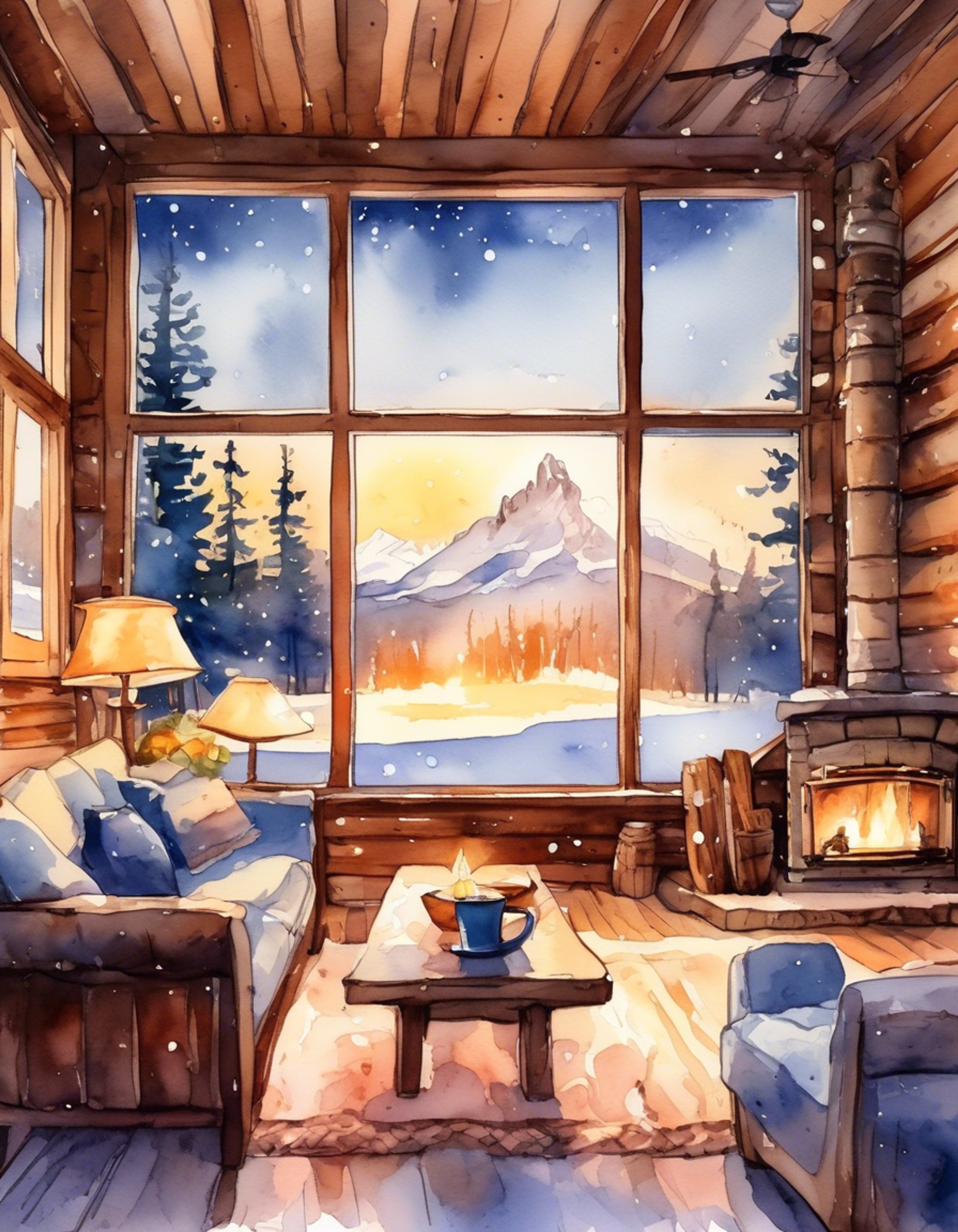 You find yourself sharing a secluded mountain cabin with Burnin, taking a much-needed break from the constant demands of hero work. The cabin is warm and inviting, with a crackling fireplace casting dancing shadows on the walls. Outside, snow gently falls while inside you both can finally relax and enjoy each other's company in comfortable silence or engaging conversation.