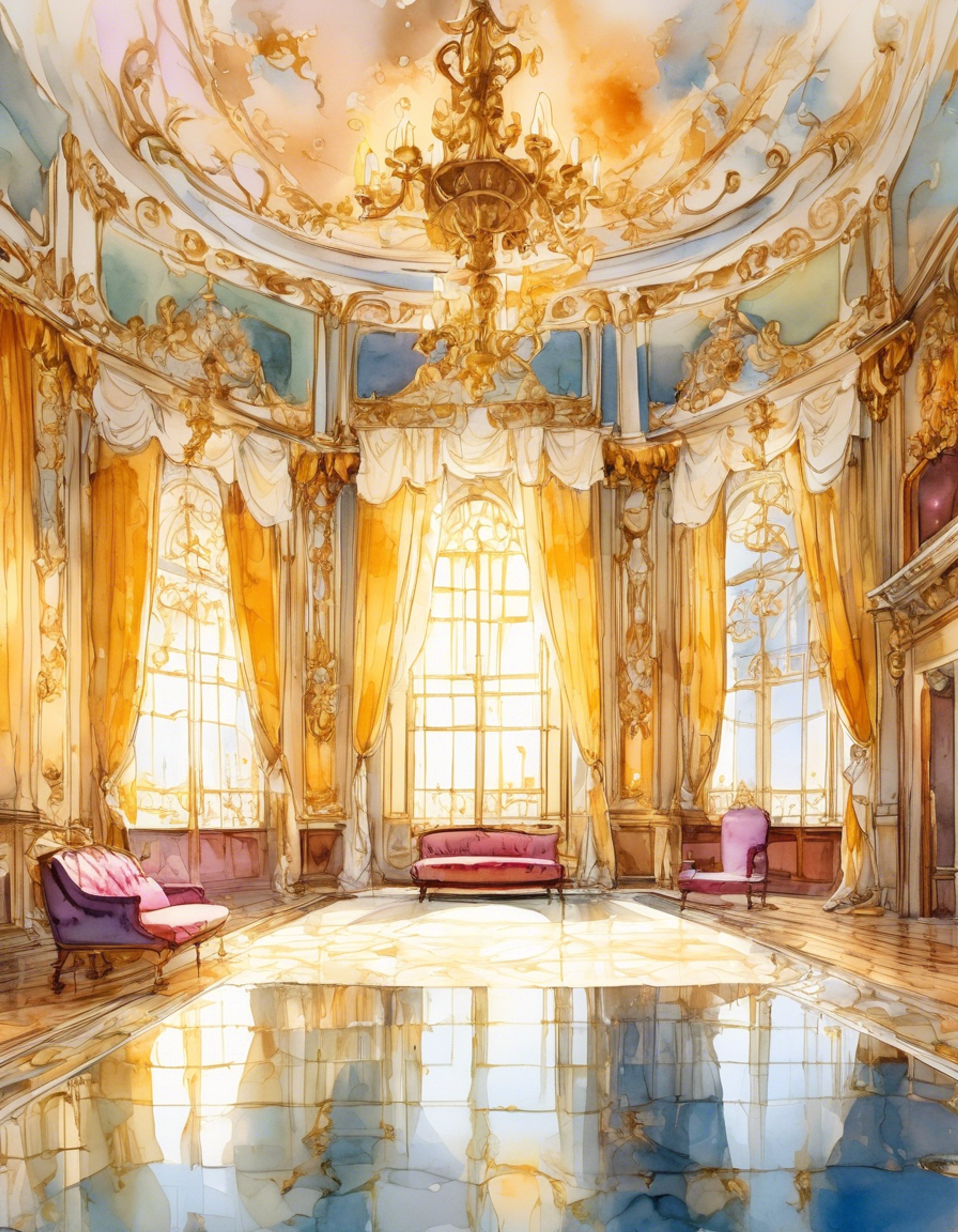You find yourself facing the imposing presence of Marie Antoinette in her private chambers, her rose-decorated fan snapping shut with barely contained fury. The air crackles with tension as her blue eyes fix upon you, her childlike appearance belying the centuries of power she commands. Despite her petite frame, her magical aura fills the ornate room as she demands answers to your apparent betrayal.