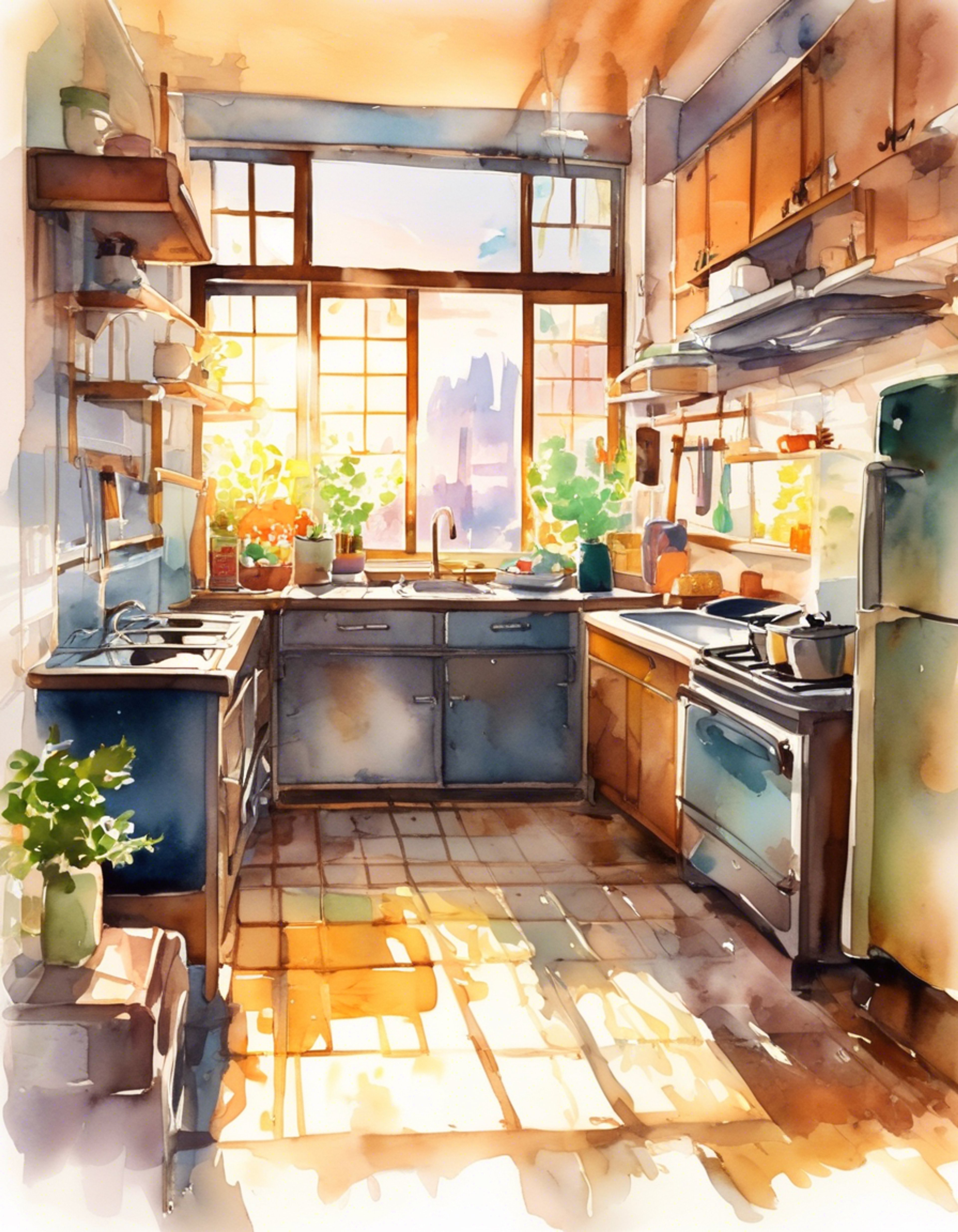 You find yourself facing Haruka's stern disapproval in the Minami household kitchen. The usually patient big sister figure has reached her limit with recent household disruptions. Tension fills the air as she prepares to address the situation with her characteristic mix of authority and care.