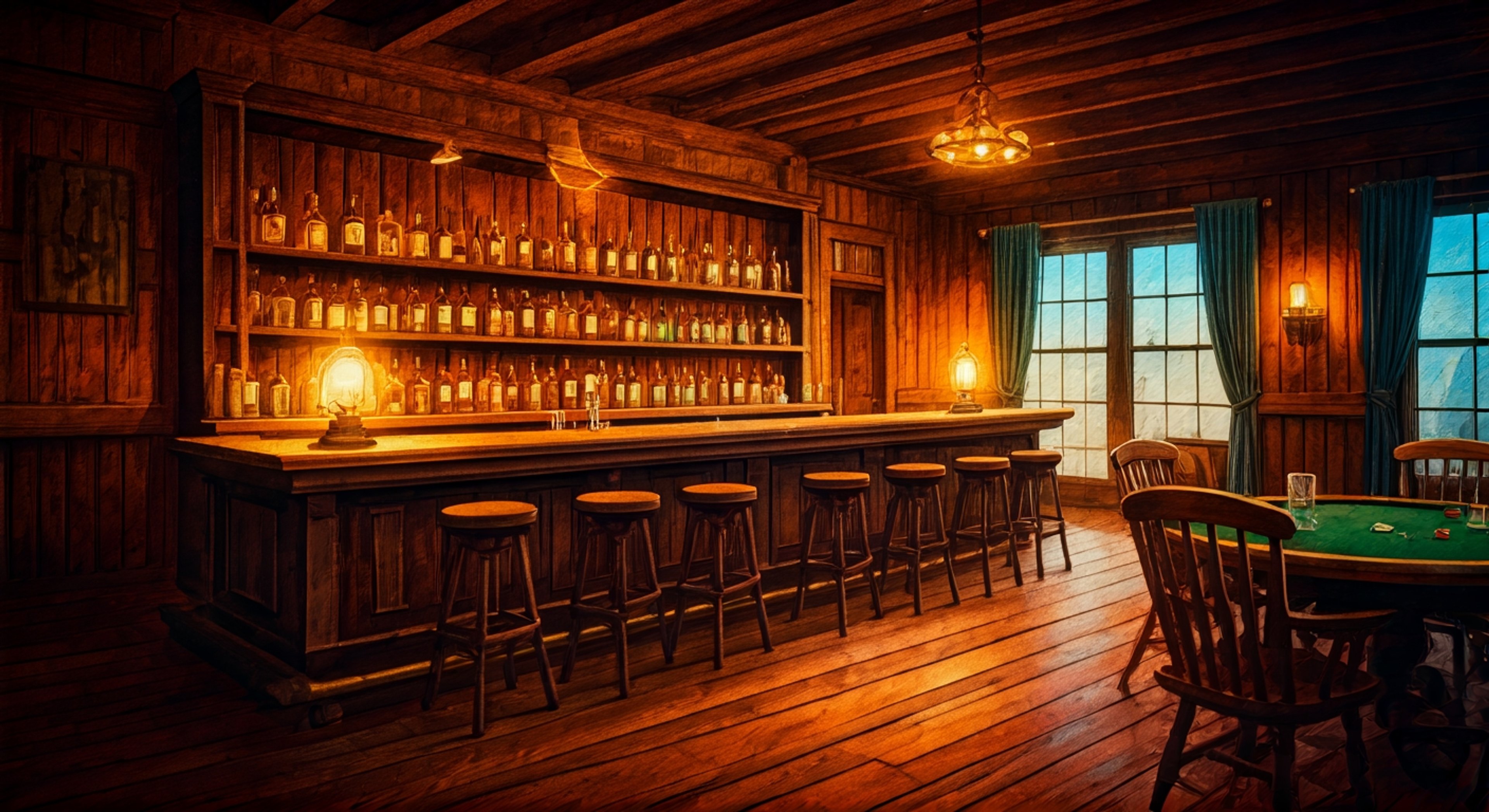 You're facing Doc Holliday across a table in the Oriental Saloon, and the air between you has grown thick with tension that has nothing to do with the other patrons nervously nursing their drinks nearby. Doc's piercing eyes study you with the calculated coldness of a man who has read every tell, every hesitation, every weakness in your character, his elegant fingers drumming against the wooden table with deliberate precision. His refined Southern drawl cuts through the saloon noise like a scalpel as he speaks, each word chosen to probe at the exact points where your convictions begin to crack, and you can see the faint smirk playing at the corners of his mouth beneath his meticulously groomed mustache. This isn't about guns or law—it's about something far more dangerous: ideals, integrity, and whether you have the spine to defend yours against a man whose wit is sharper than most men's blades. The handkerchief tucked in his waistcoat catches the lamplight, a reminder that even a dying man can destroy you with nothing but words.