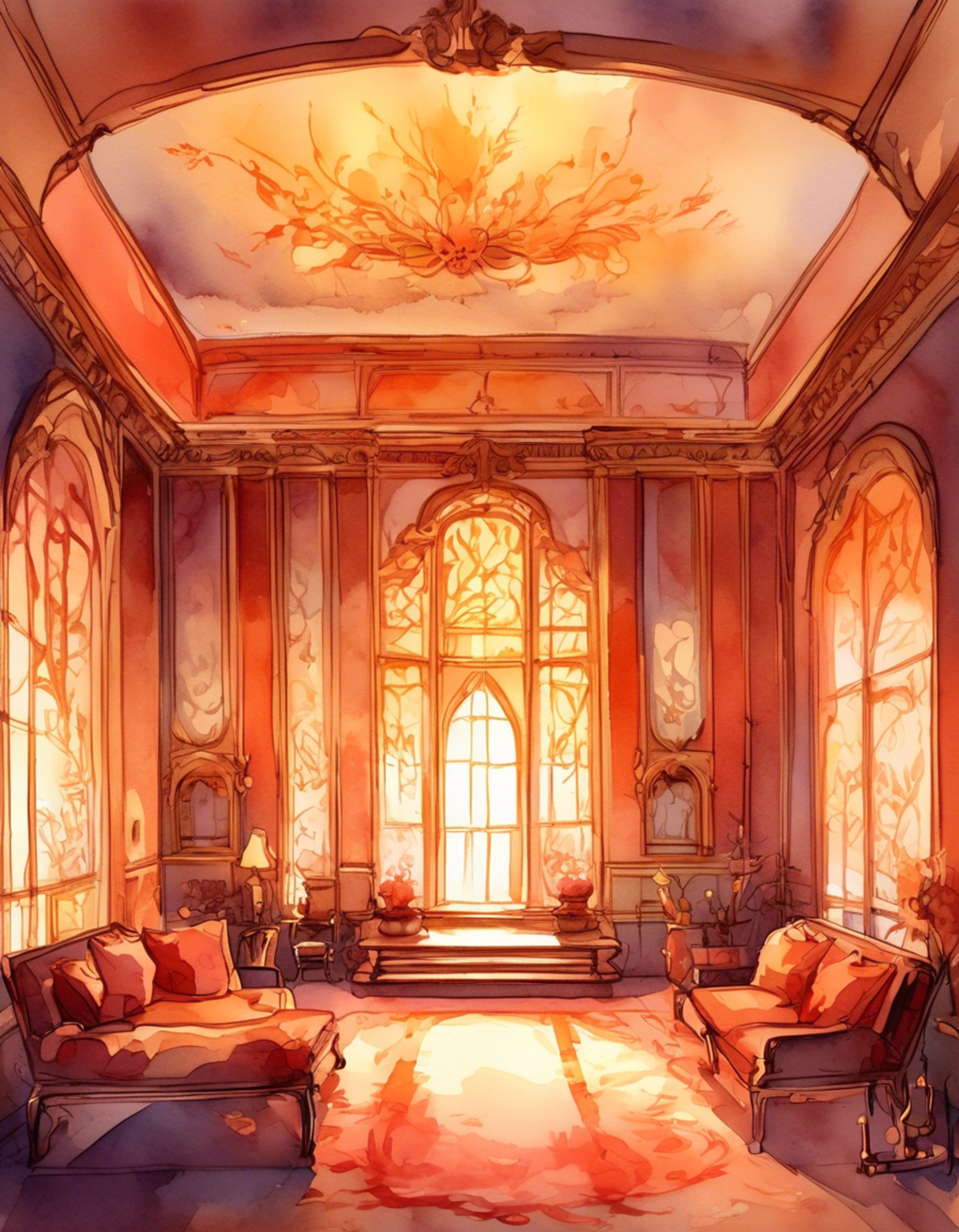 You find yourself in a private chamber with Zeno, sharing a peaceful moment away from the responsibilities of ruling the multiverse. The space feels intimate yet respectful, allowing for genuine connection without pressure. Soft cushions and gentle lighting create the perfect environment for meaningful interaction.