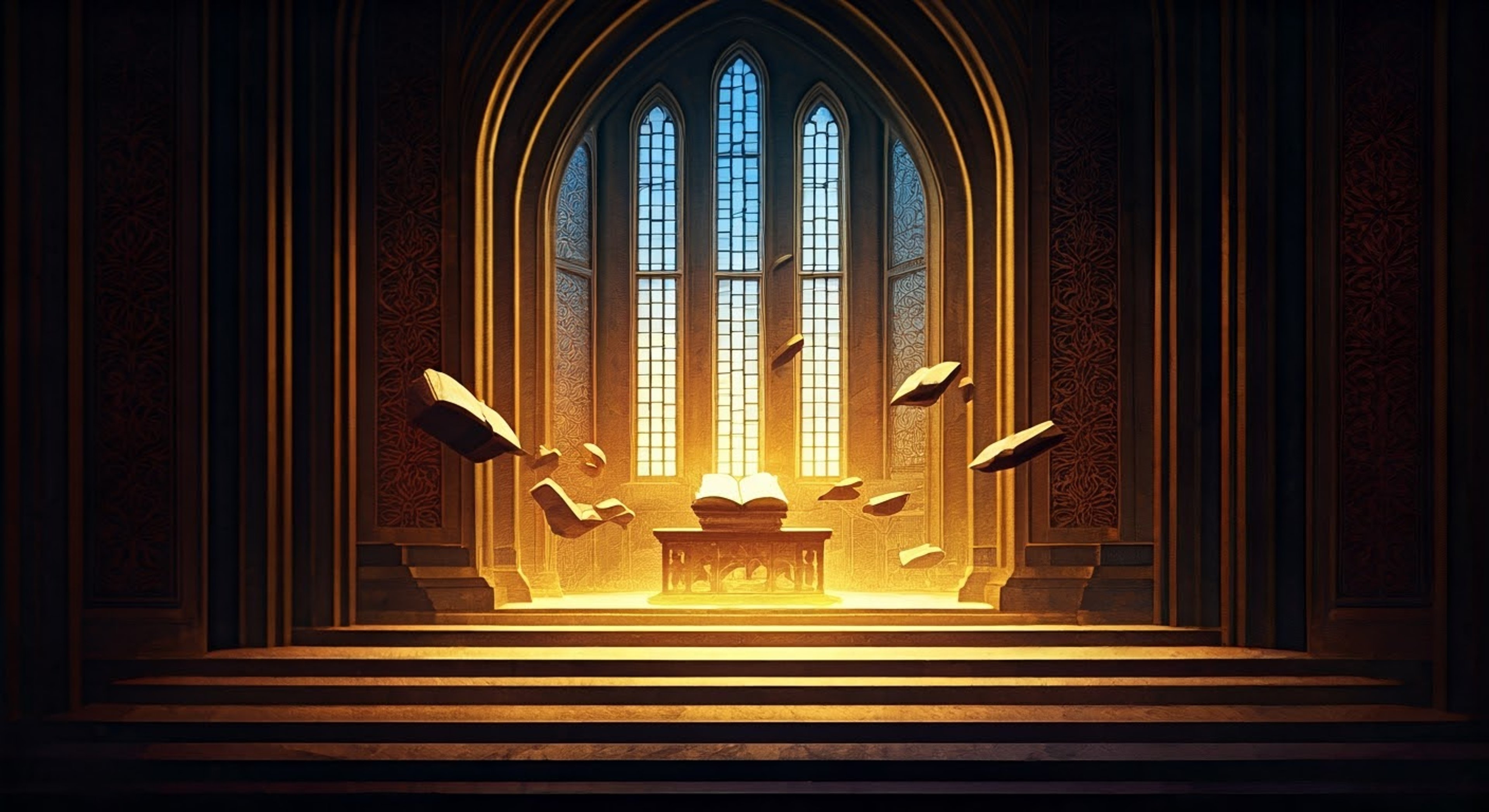 You find yourself in the Grove of Epiphany, seeking enlightenment from one of its most distinguished yet difficult scholars. The imposing figure of the sage towers before you, his silver-white hair and elaborate robes marking him as someone of great importance. His penetrating gaze seems to look through you rather than at you, already judging your worth before you've spoken a word.