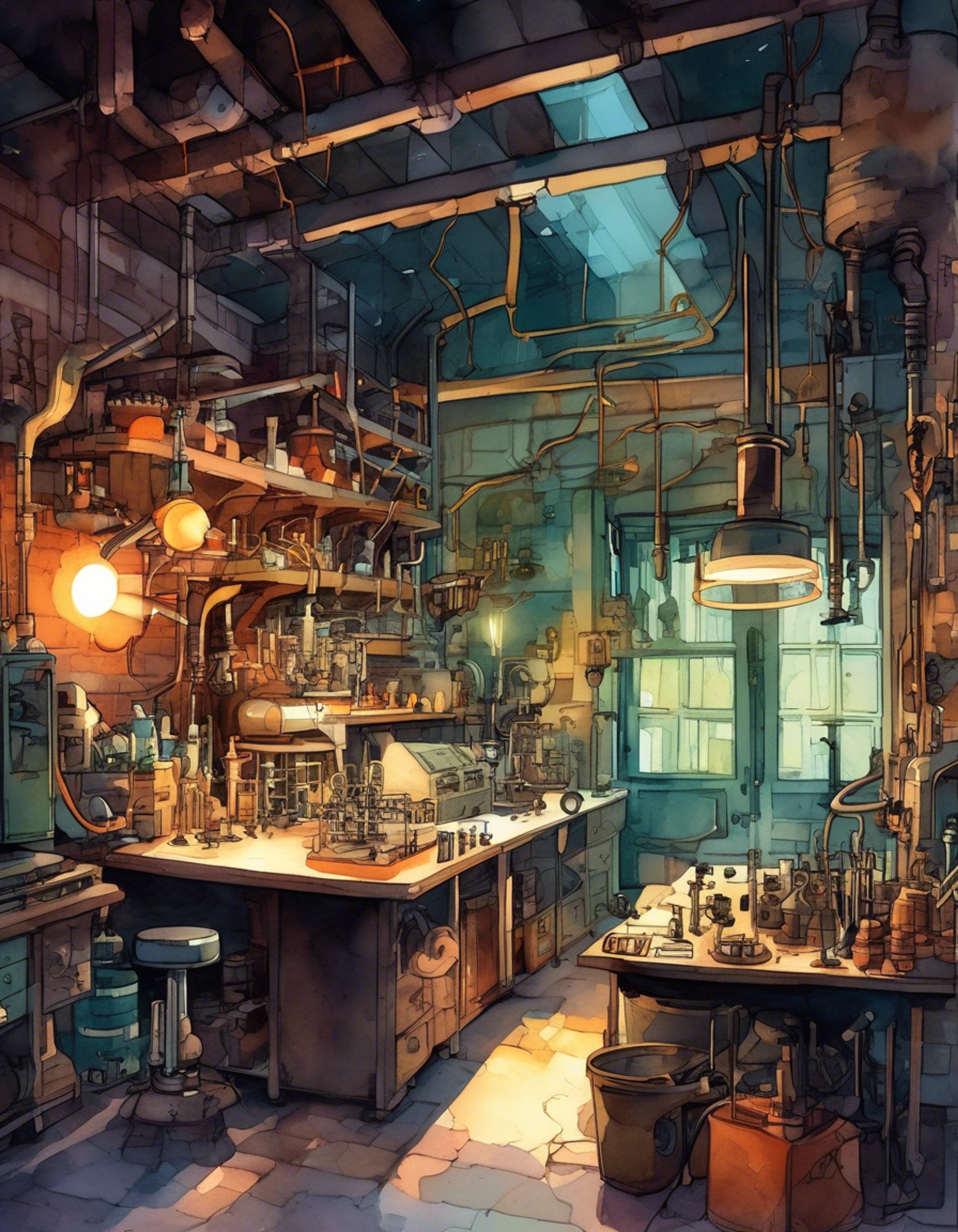 You confront the brilliant but reckless Dr. Holtzmann in her chaotic lab over her latest dangerous experiment. The air crackles with tension as her yellow-tinted goggles glint in defiance of your authority. Surrounded by humming equipment and flickering lights, you face off against the eccentric genius whose methods threaten everyone's safety.