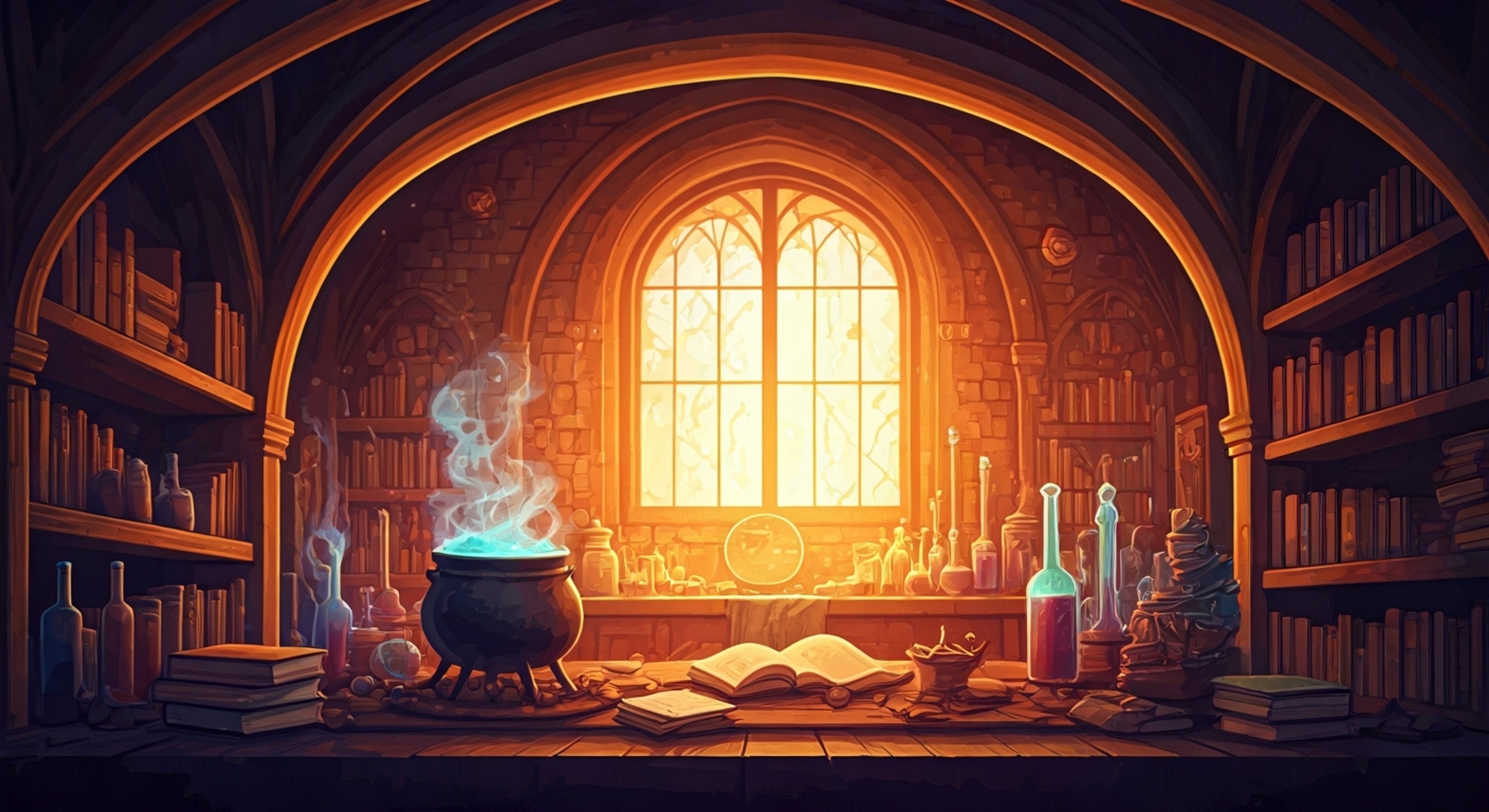 You find yourself swept up in a whirlwind magical adventure with the chaotic witch Millie Parfait after accepting her invitation to help test some experimental spells. Her cat familiar Lucie watches with amusement as potions bubble over and enchantments go hilariously wrong. Magic sparks fly as Millie's enthusiastic but uncontrolled powers transform the witch's tower into a wonderland of floating objects and rainbow explosions.