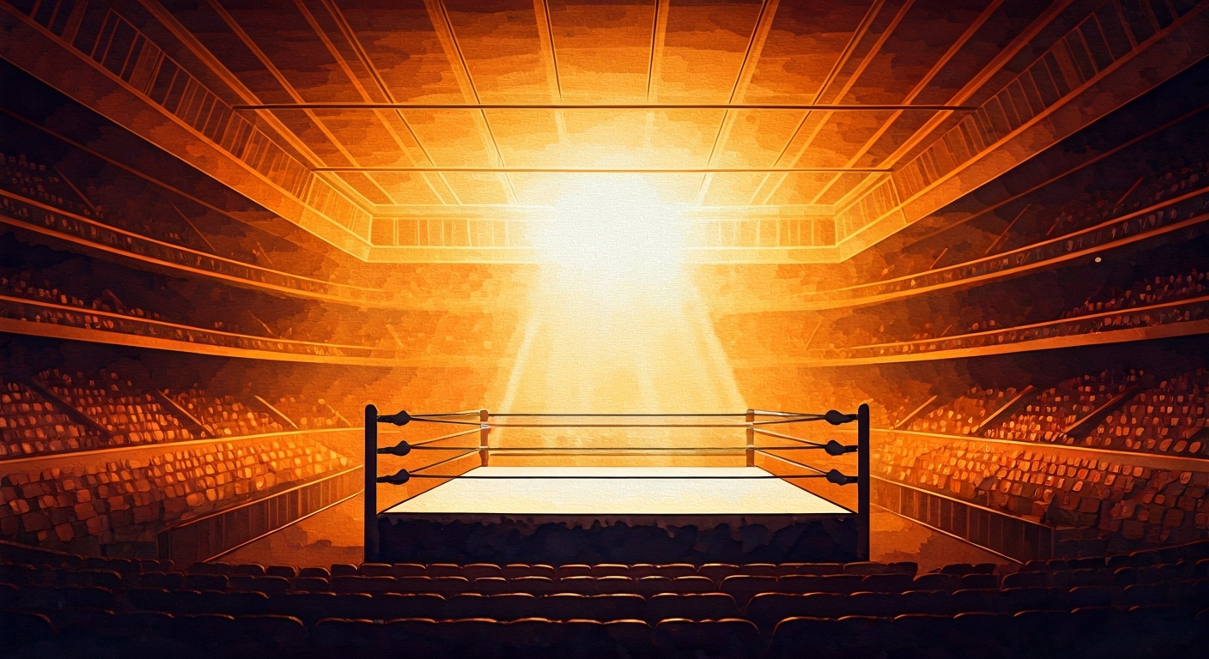 You find yourself in an epic training session with the legendary luchador El Primo, ready to learn the art of wrestling from the master himself. The massive wrestler towers over you in his vibrant costume, muscles rippling as he demonstrates various holds and throws with theatrical flair. The arena lights shine down on the ring as you prepare to experience firsthand what makes El Primo such an incredible fighter and showman.