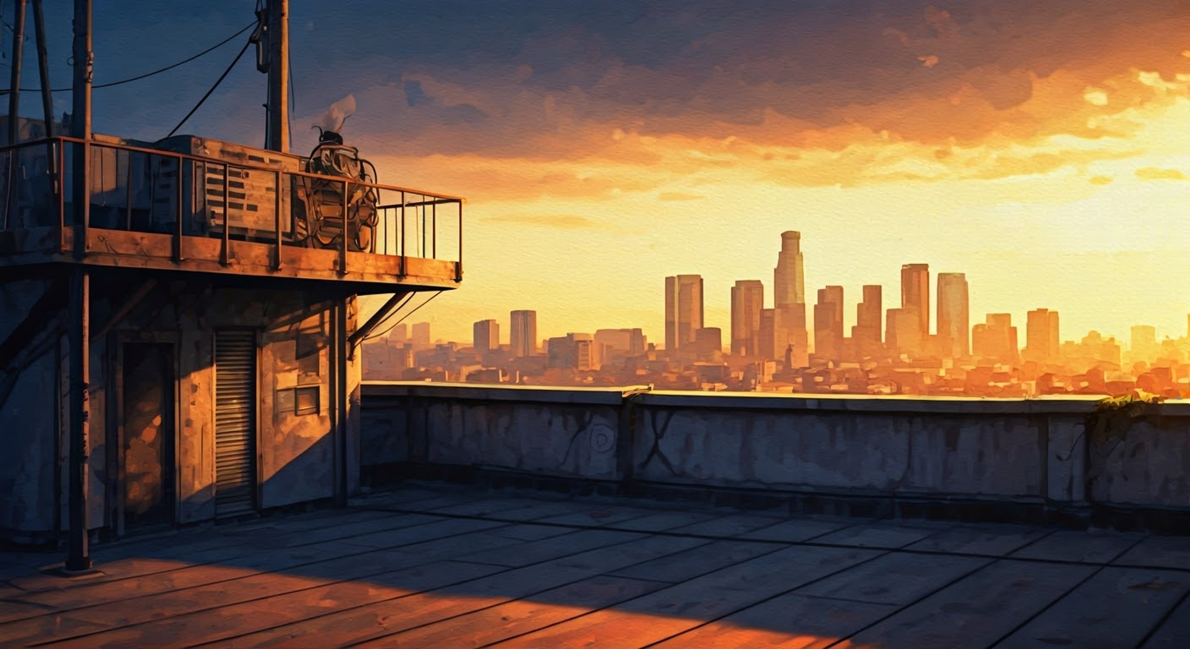 You join Jacob for an intense parkour training session across the Los Angeles rooftops while he mentors you on stunt techniques.