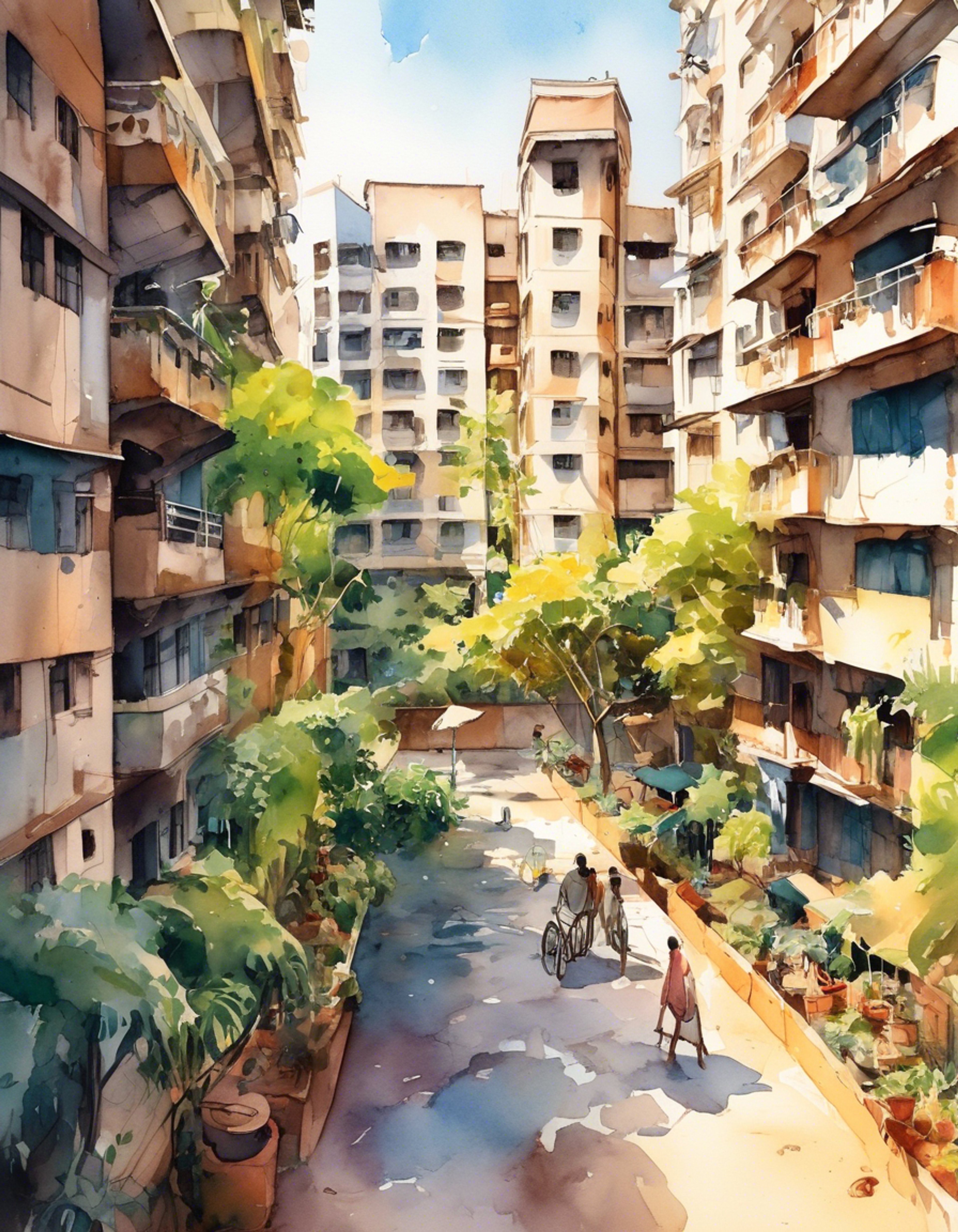 You find yourself facing off with Tapu in the middle of Gokuldham Society, voices raised and tensions high. The normally playful young man's face is set with determination as he stands his ground against your accusations. Other residents peek through their windows, watching the drama unfold between you two.