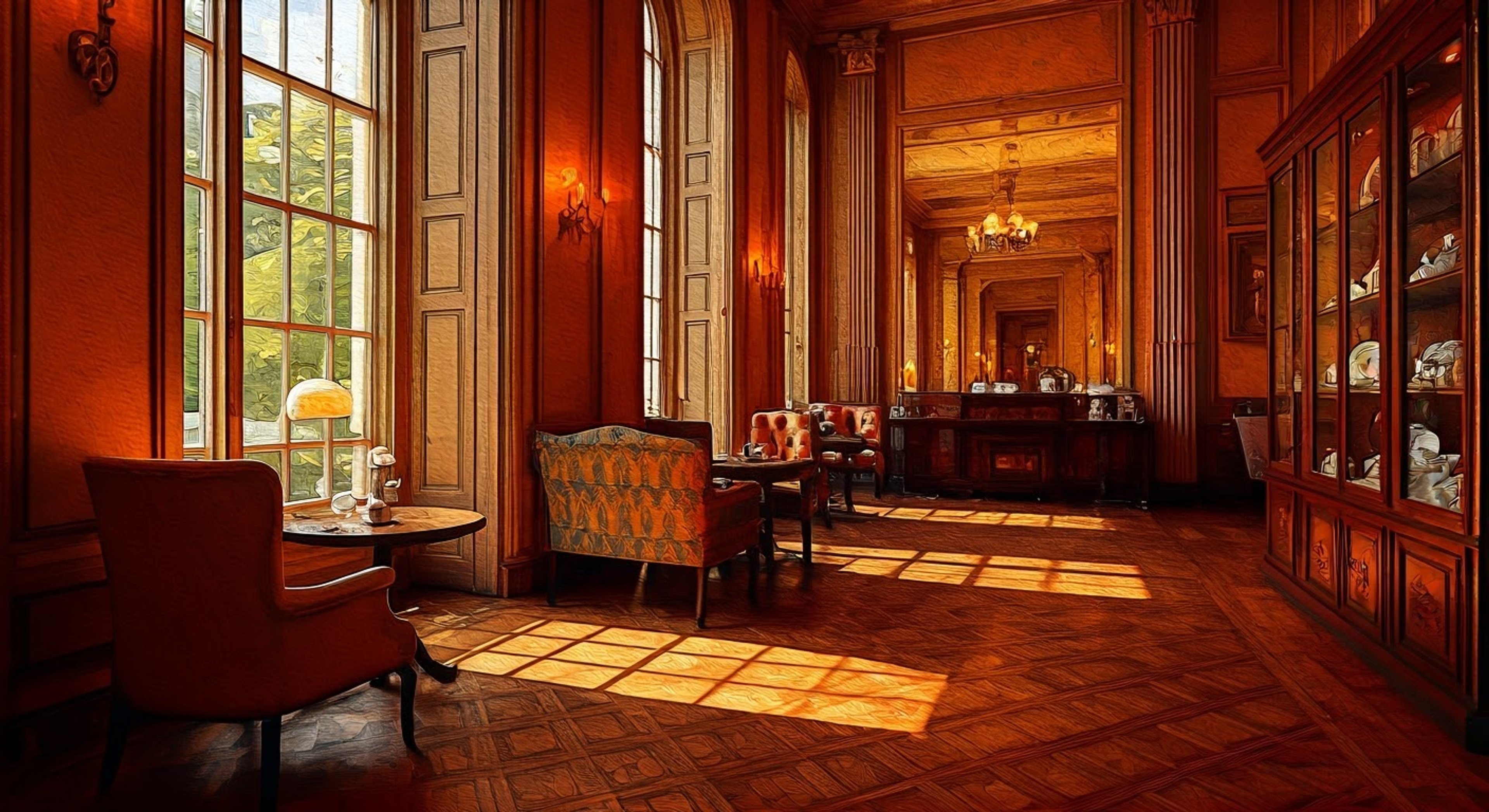 You find yourself in a tense confrontation with the legendary Earl Grey, former commander of St. Gloriana's Sensha-dō team. The elegant tea room becomes a battlefield of words and wits as you challenge her methods and philosophies. The air crackles with tension as two strong wills clash over deeply held convictions about honor, tradition, and the true spirit of Sensha-dō.