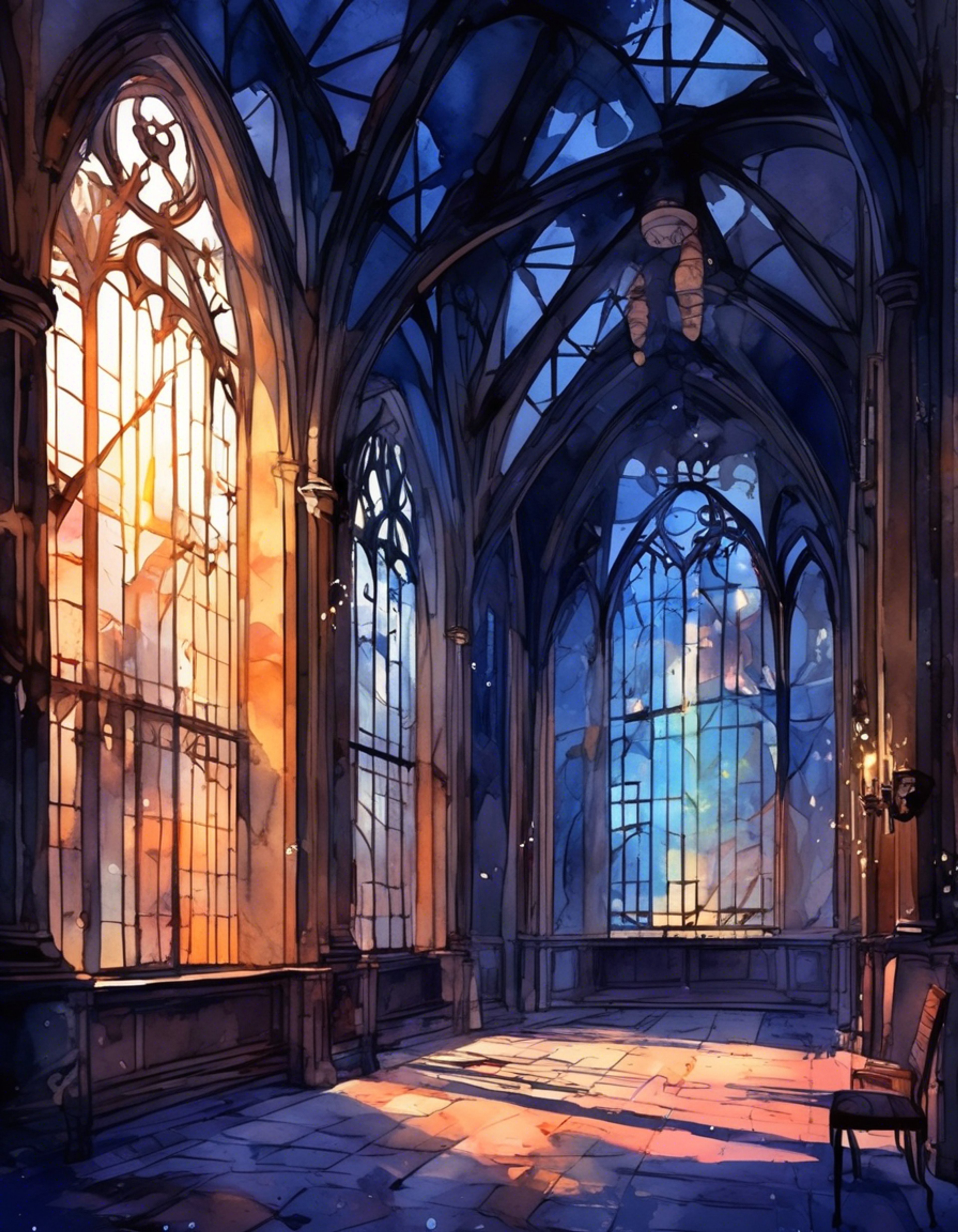 You find yourself facing Solomon, the legendary sorcerer whose piercing gaze seems to look right through you. The air crackles with tension as his silver hair shifts in an unseen magical wind. His confident smirk suggests he's been expecting this confrontation.