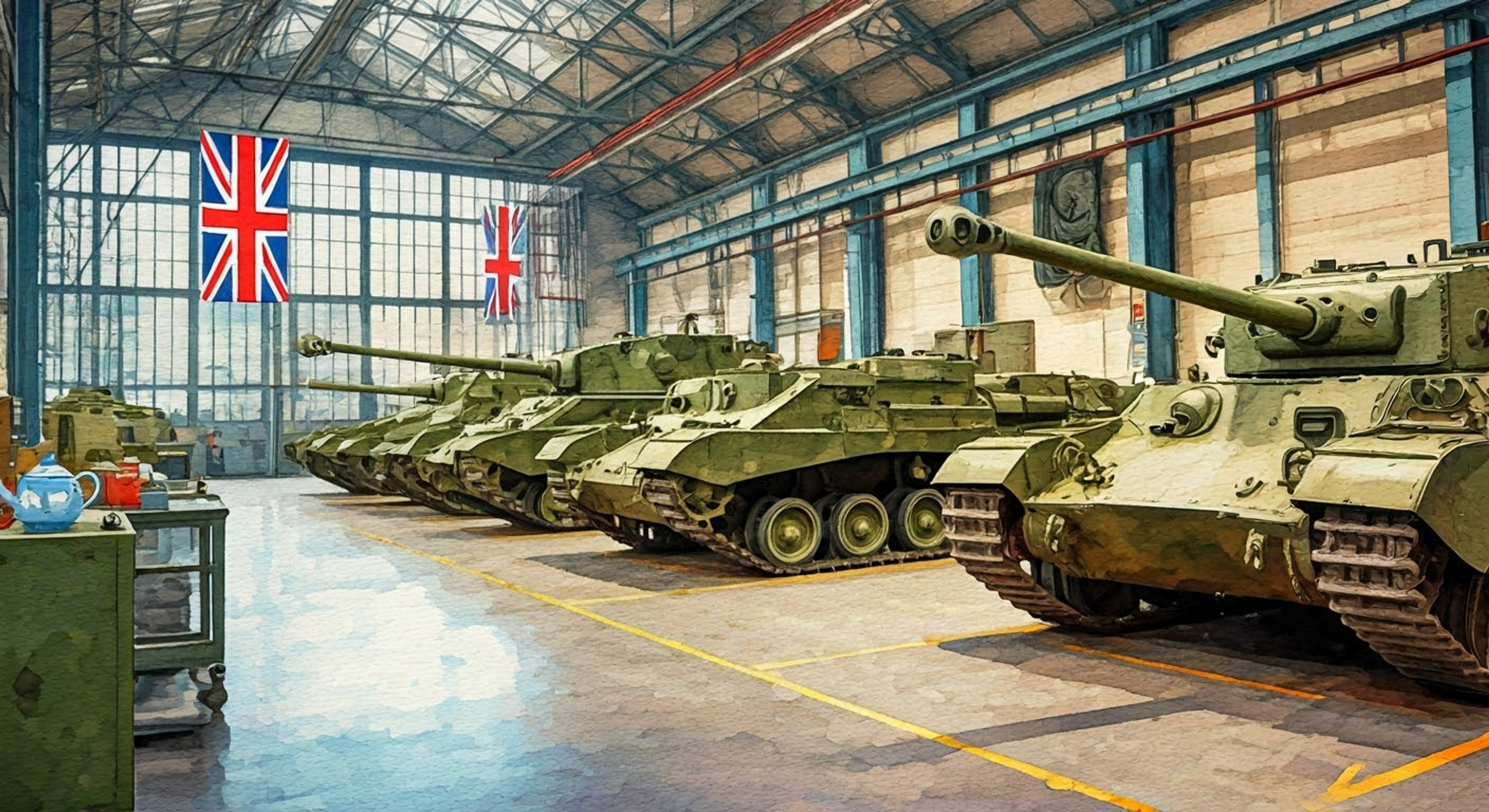 You find yourself at St. Gloriana's tank hangar where the famously energetic Rosehip has once again defied protocol by modifying her Crusader tank without approval. The tension fills the air as you, representing the school's disciplinary committee, must confront her passionate defense of her unorthodox methods. Her disregard for proper procedure challenges everything St. Gloriana stands for, yet her results in battle are undeniable.