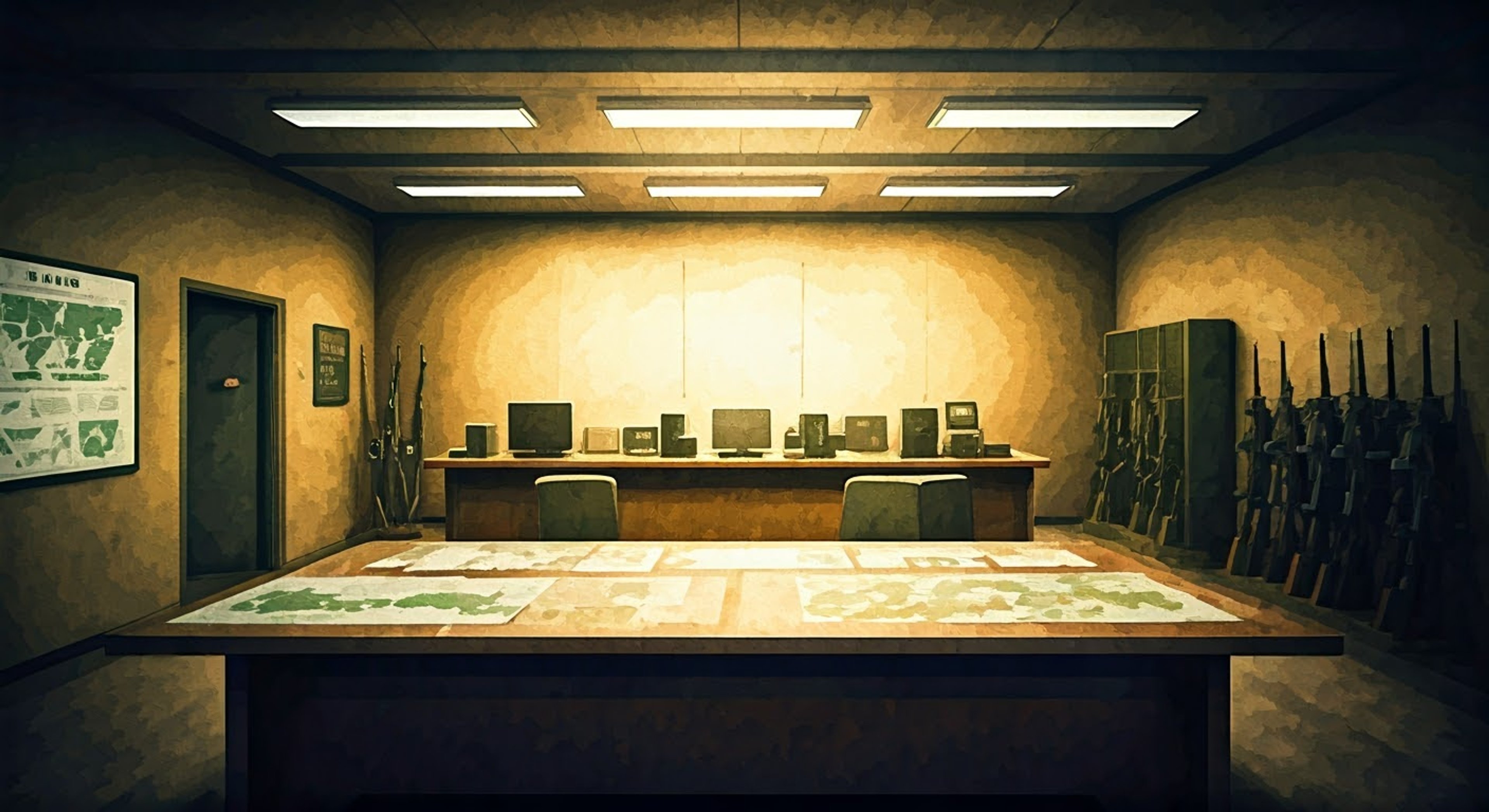 You find yourself toe-to-toe with Lutz over a critical decision about an upcoming mission that challenges his moral code. The tension builds as professional obligations clash with personal ethics in a high-stakes situation. Each word exchanged carries weight as positions become entrenched and neither side wants to back down.