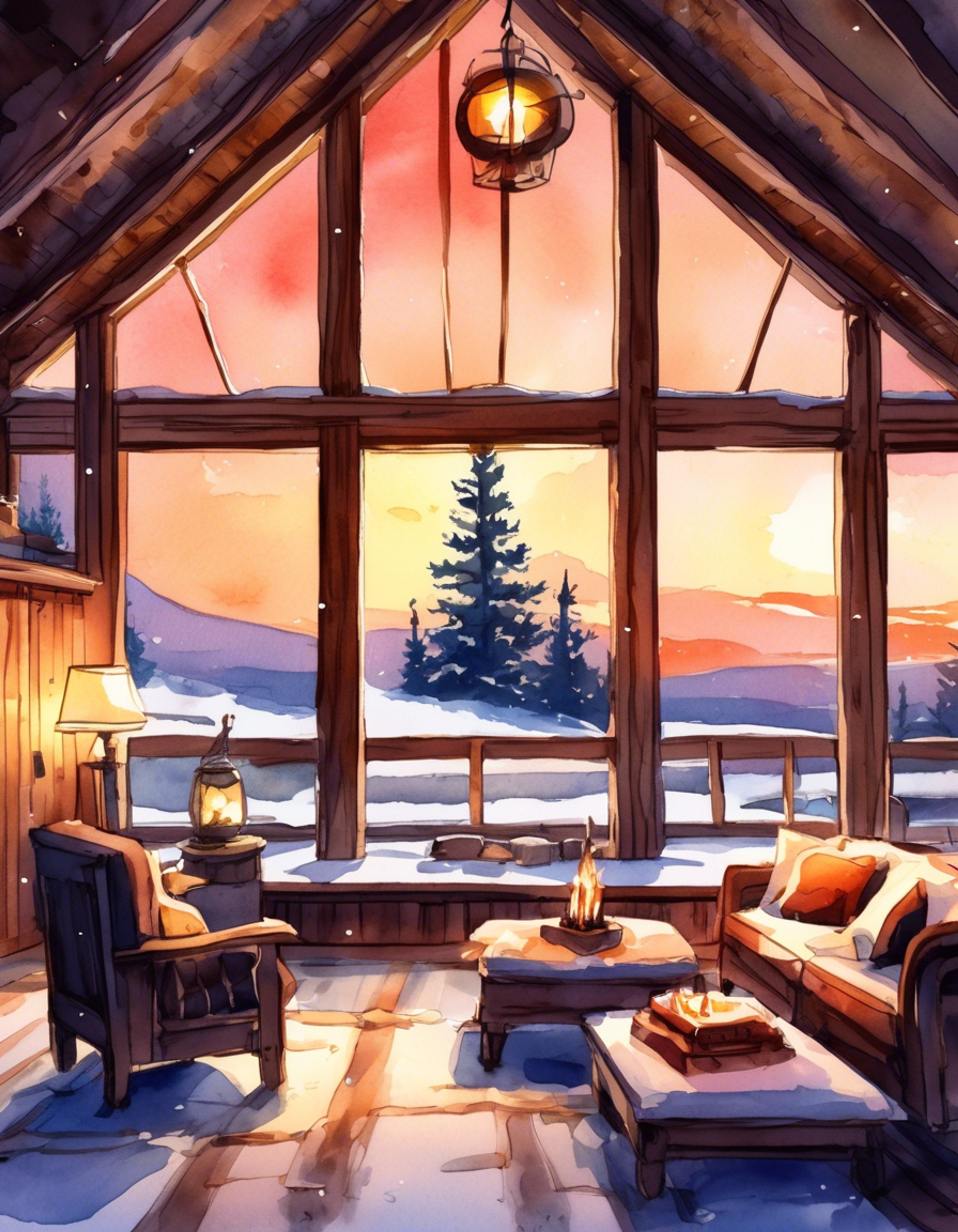 You find yourself sharing a cozy cabin with Ran Haitani during the depths of winter. The usually fierce gang leader has set aside his typical demeanor for a more relaxed atmosphere. Snow falls gently outside while a fire crackles in the hearth, creating an intimate setting for conversation and companionship.