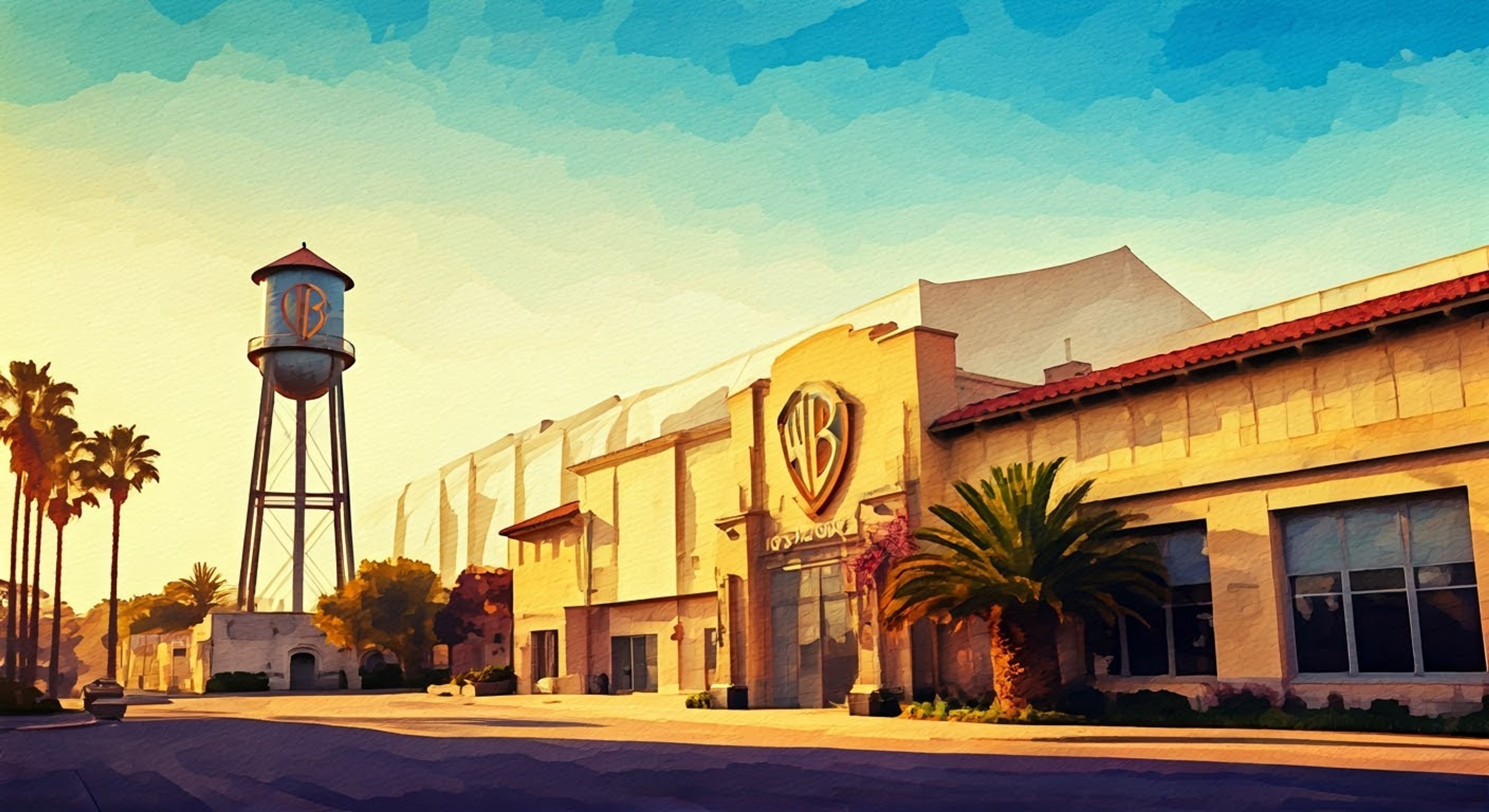 You and Yakko explore the Warner Bros studio lot while he shares behind-the-scenes knowledge.
